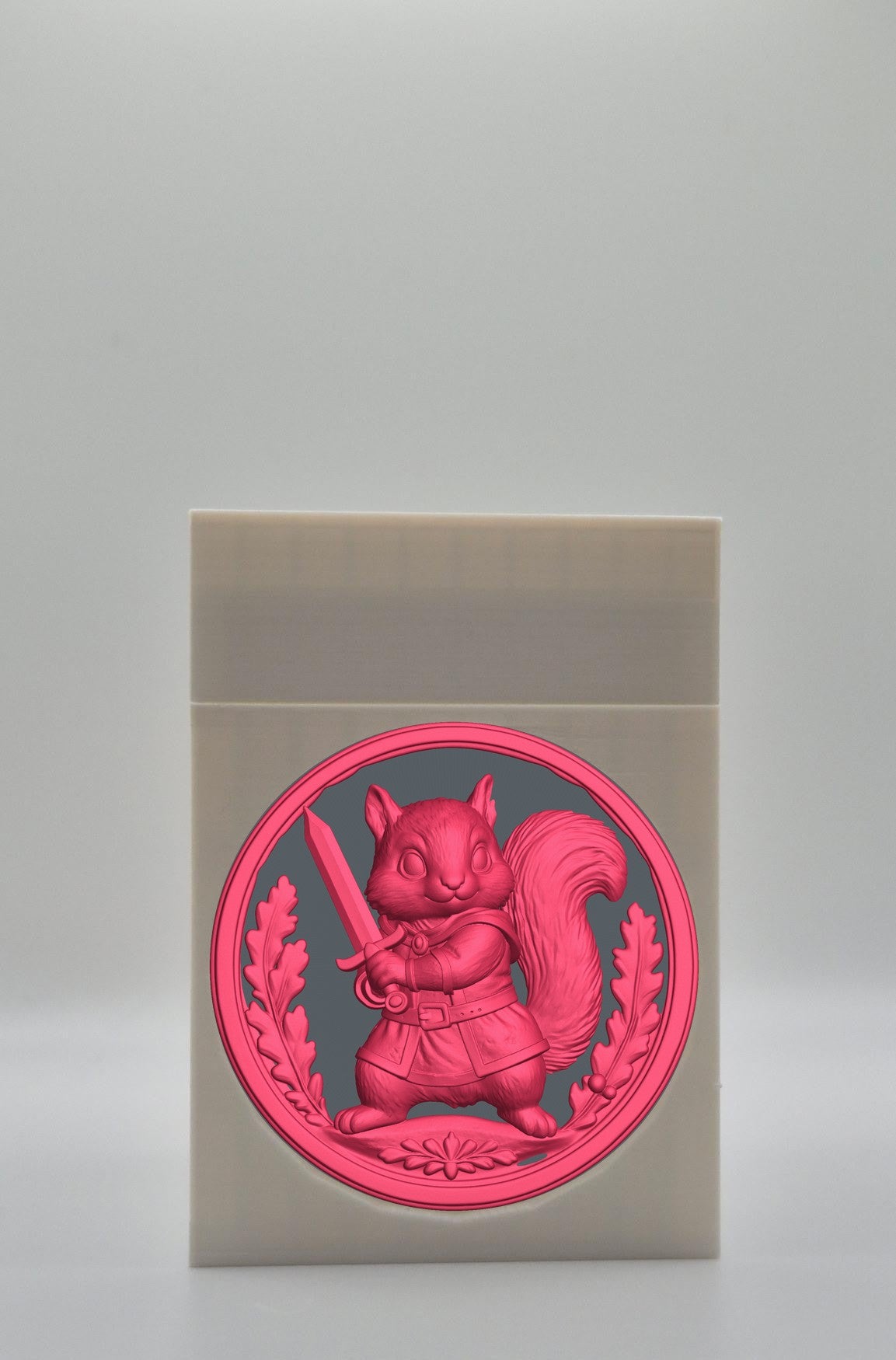 Squirrel Card Box — White