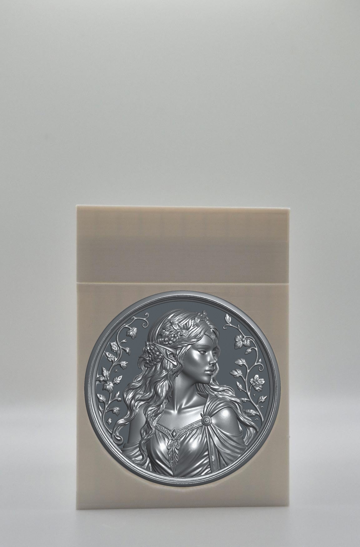 Elf Maiden Card Box — White