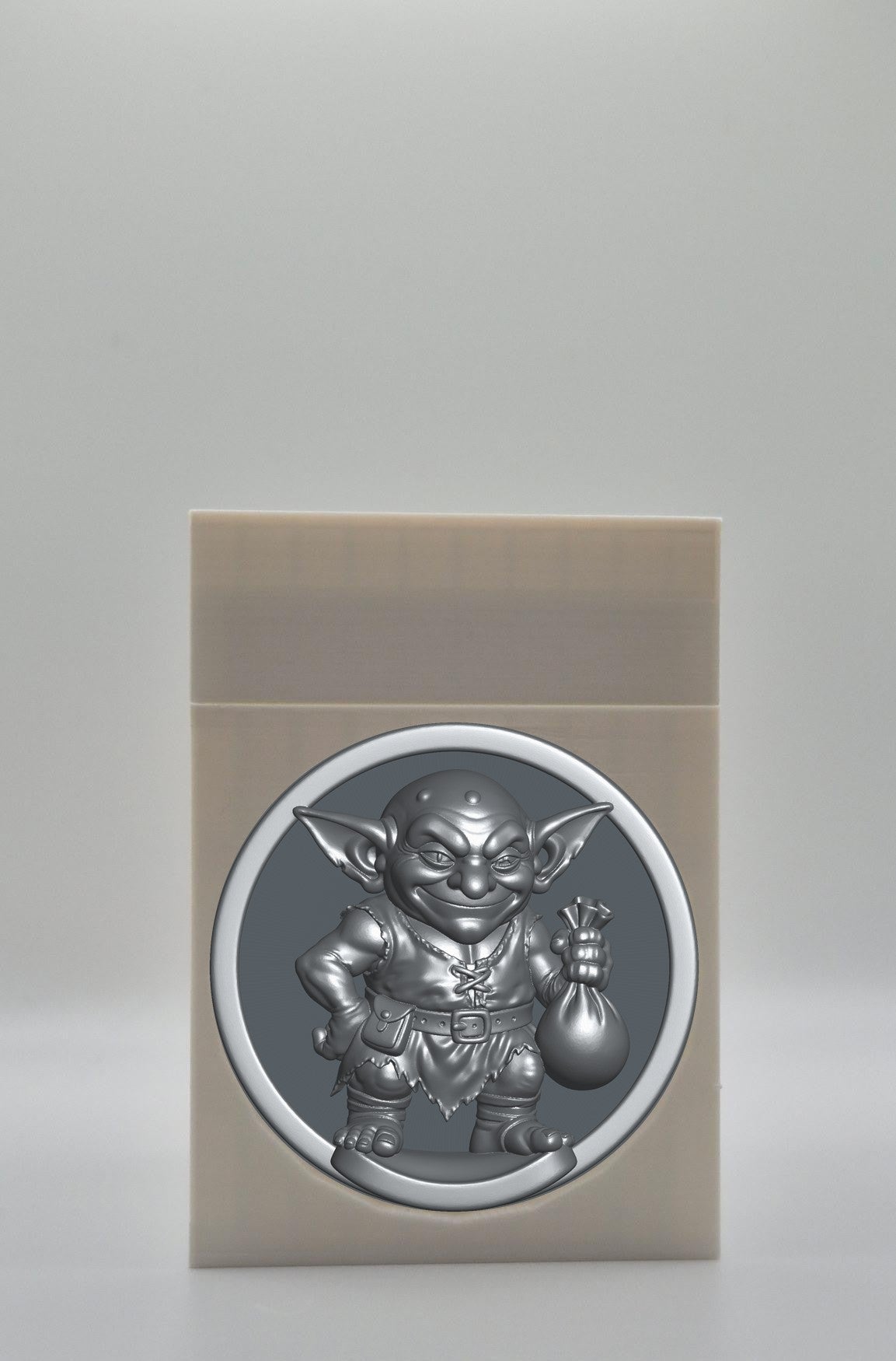 Greedy Goblin Card Box — White