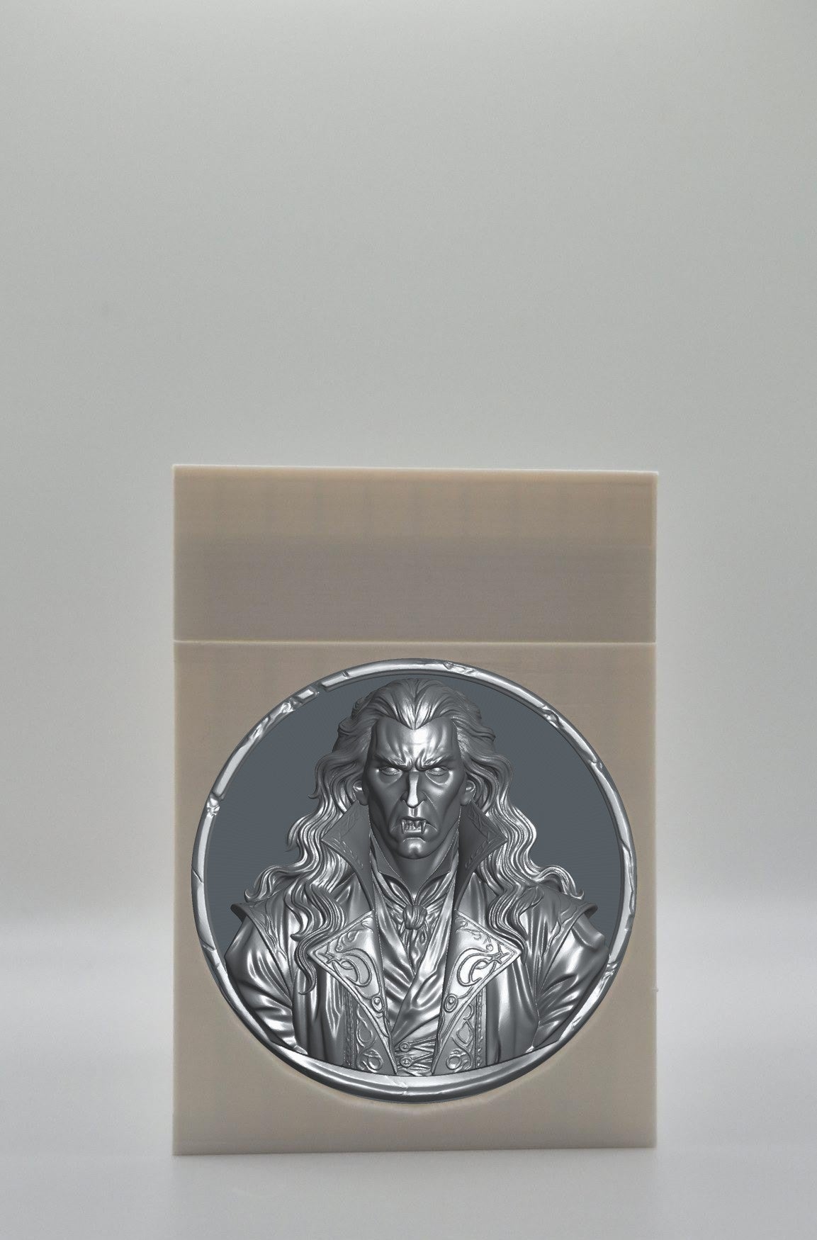 Gothic Vampire Card Box — White