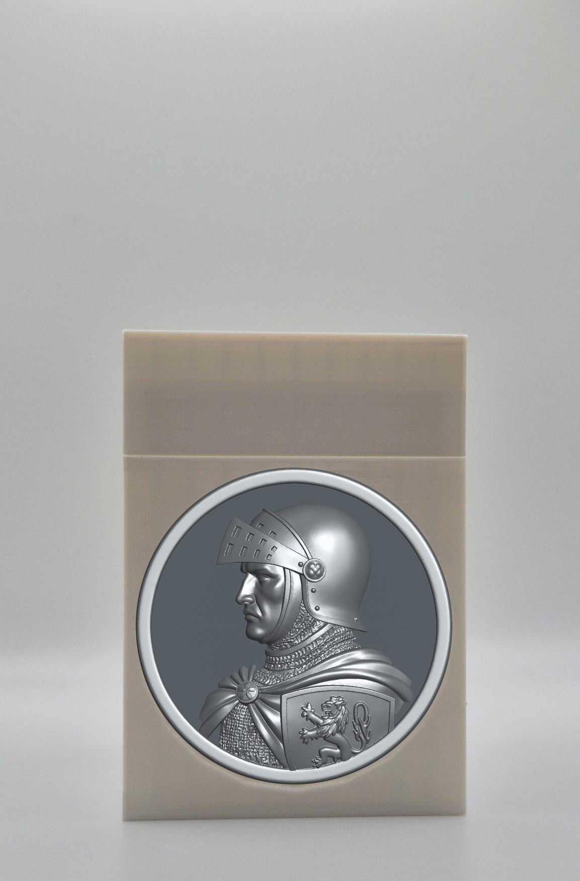 Knight Card Box — White