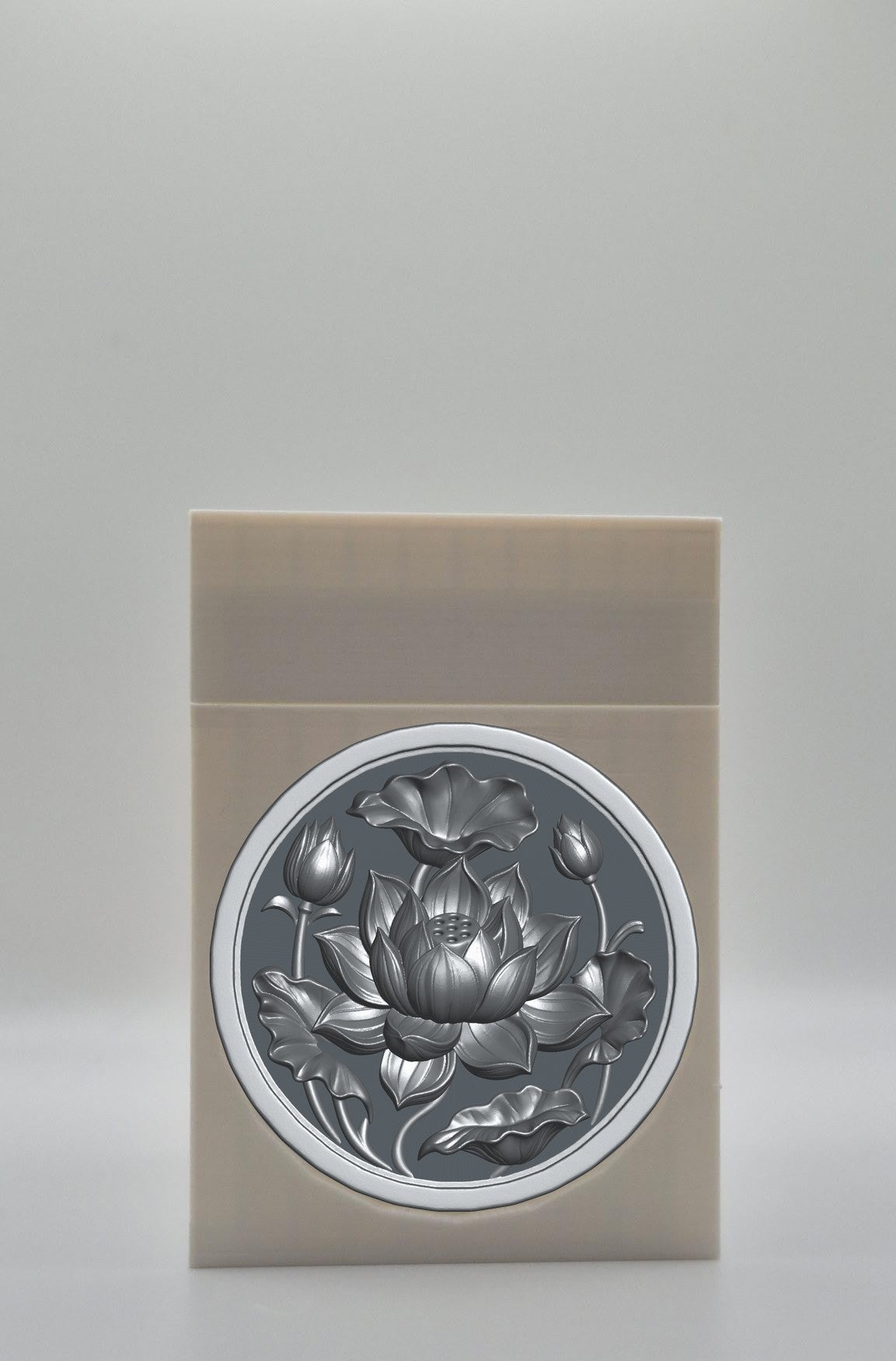 Lotus Card Box — White