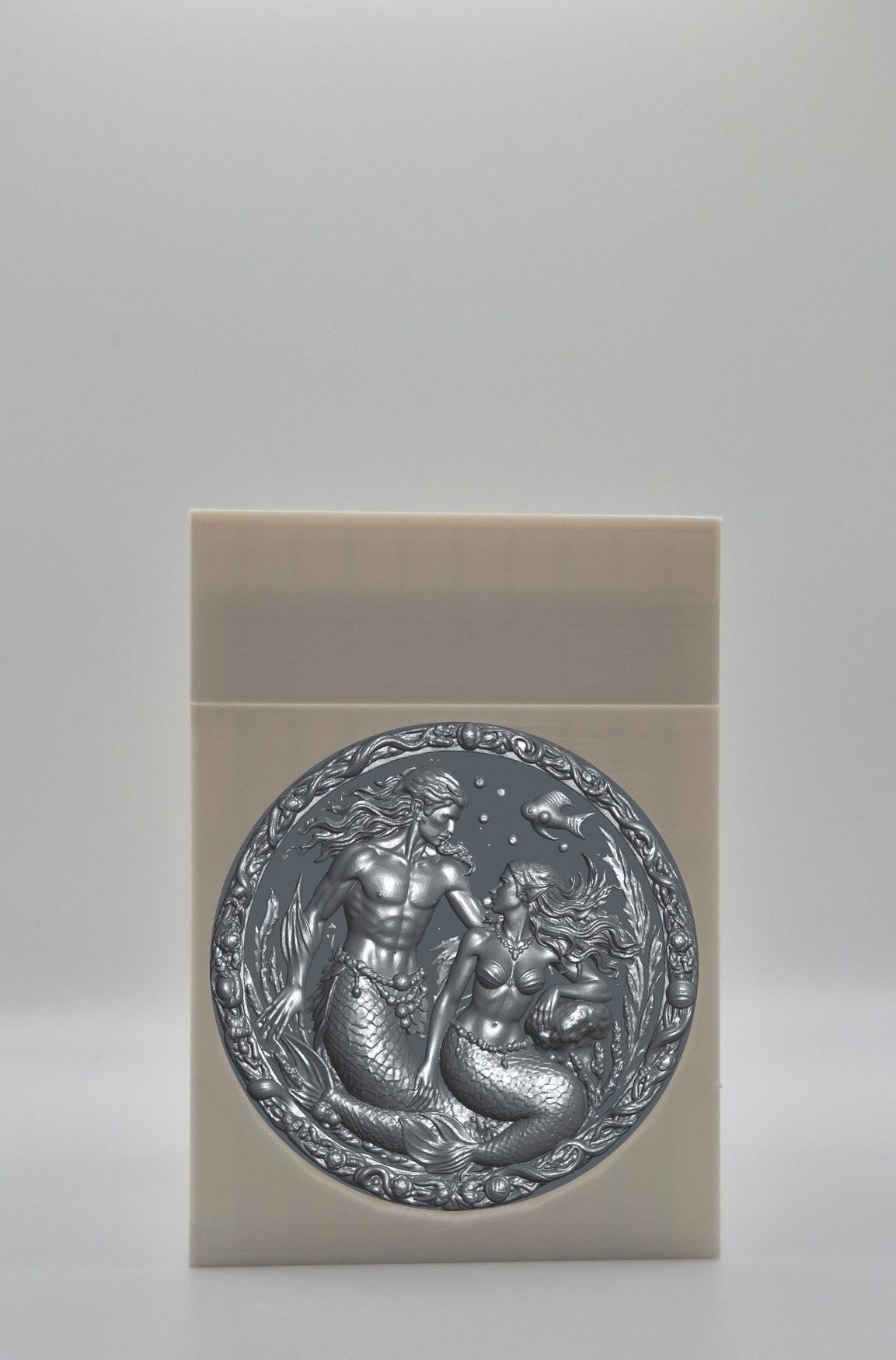 Merfolk Card Box — White
