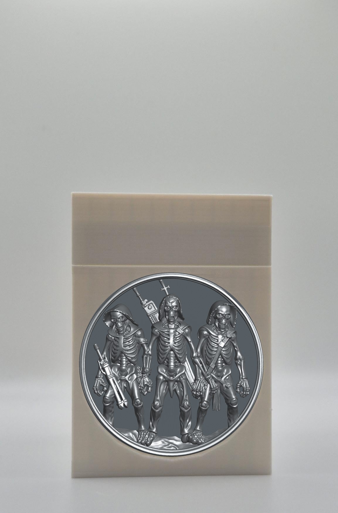 Skeleton Army Card Box — White