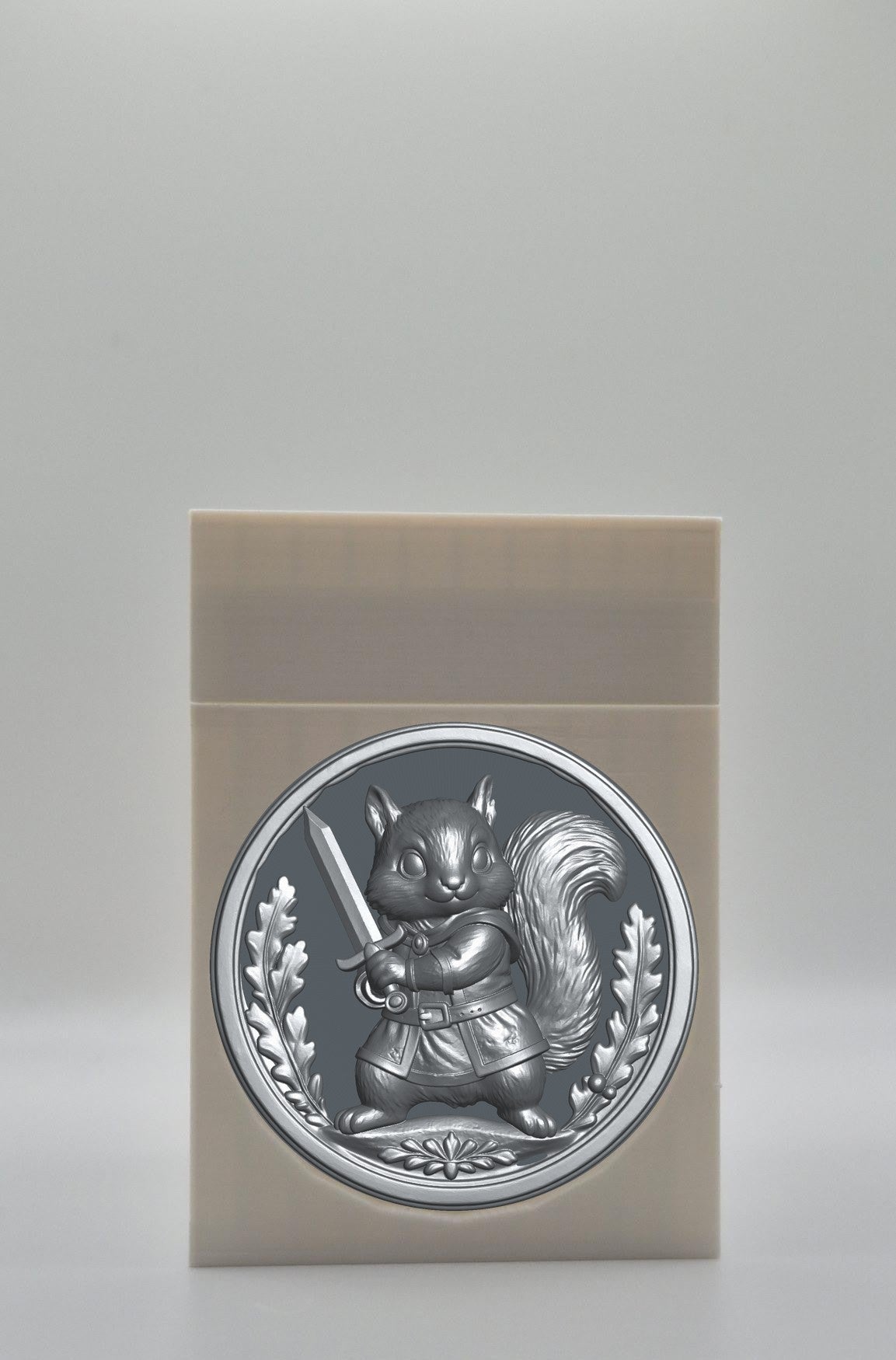 Squirrel Card Box — White