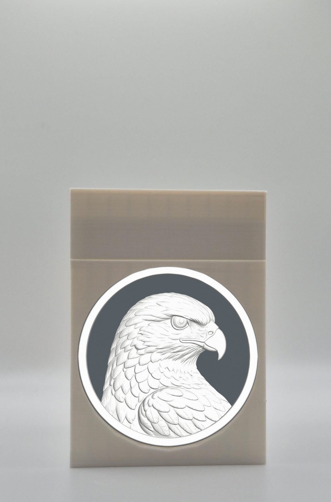 Eagle Card Box — White