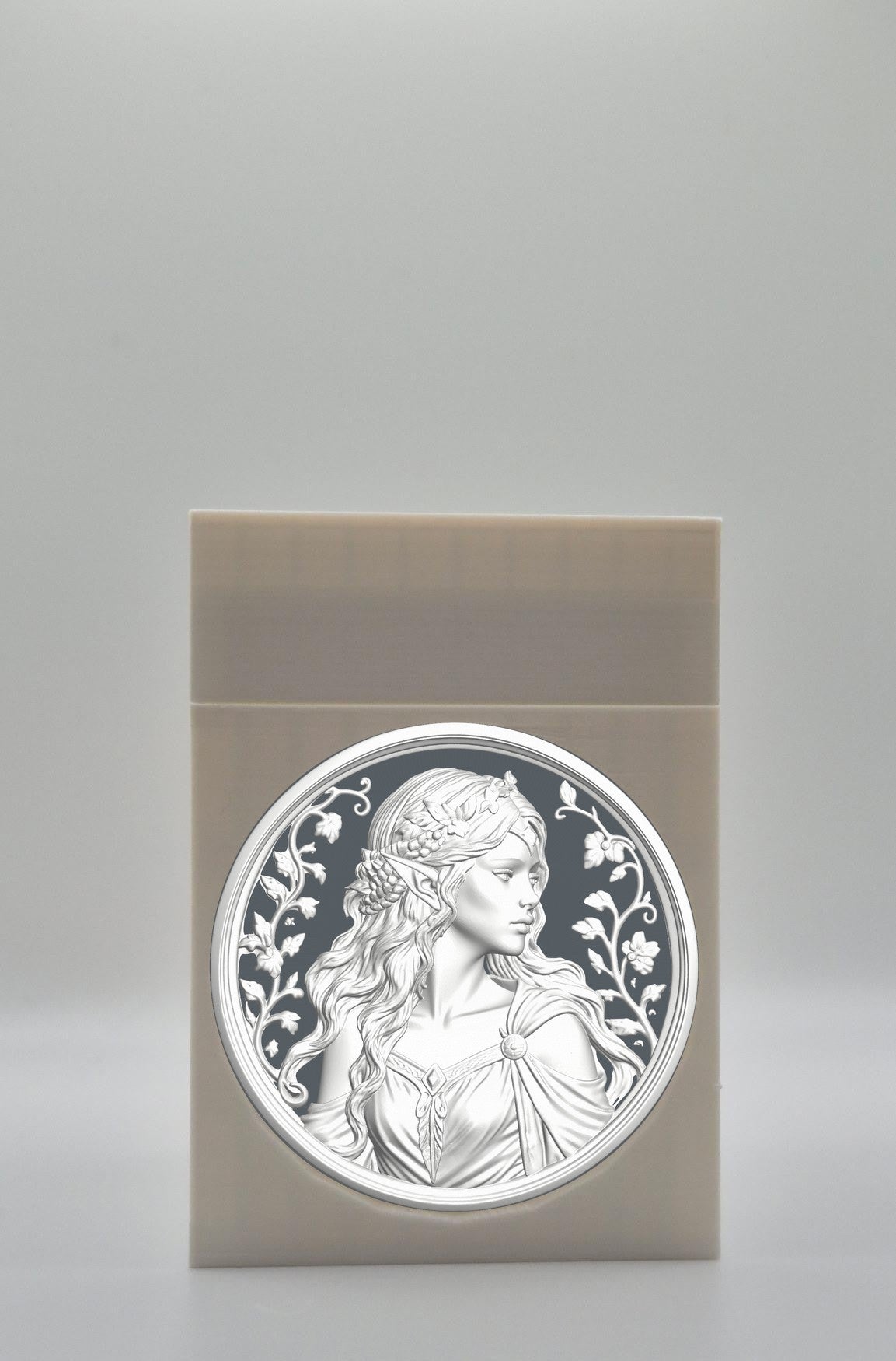 Elf Maiden Card Box — White