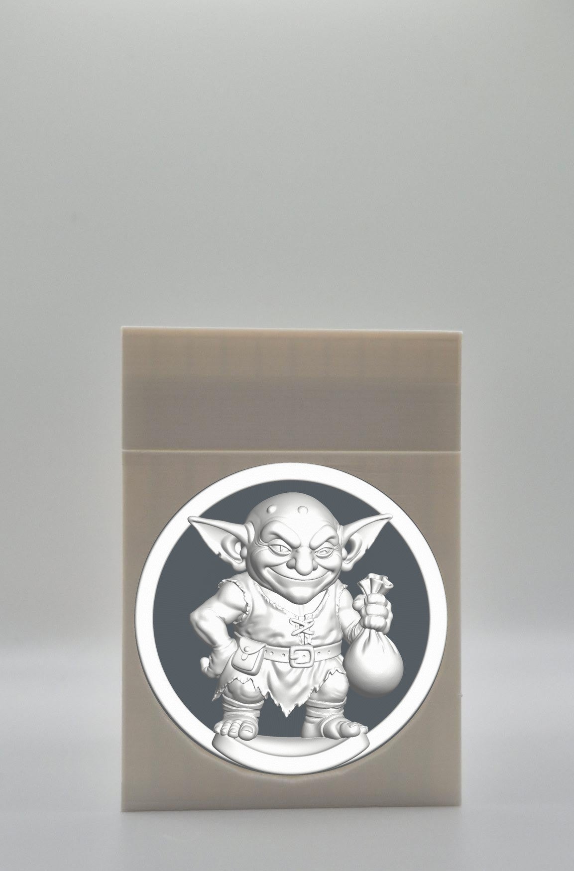Greedy Goblin Card Box — White