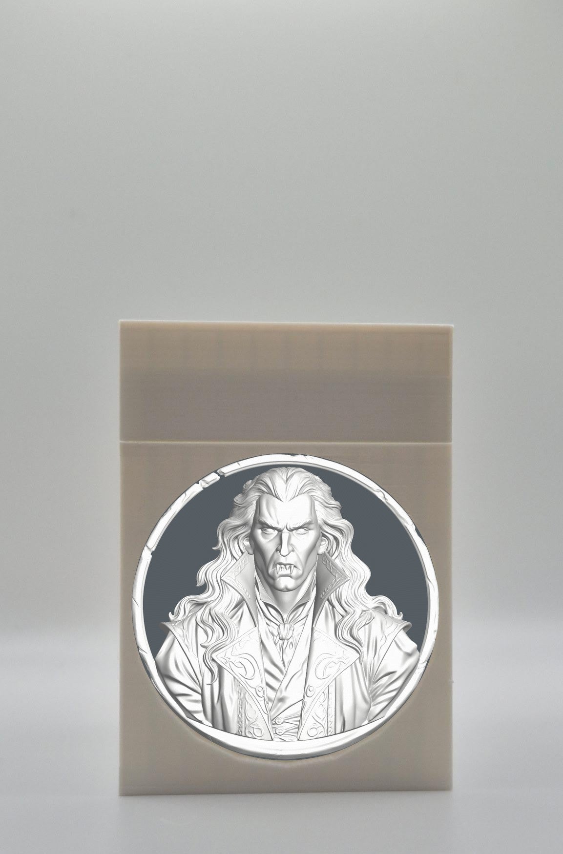 Gothic Vampire Card Box — White