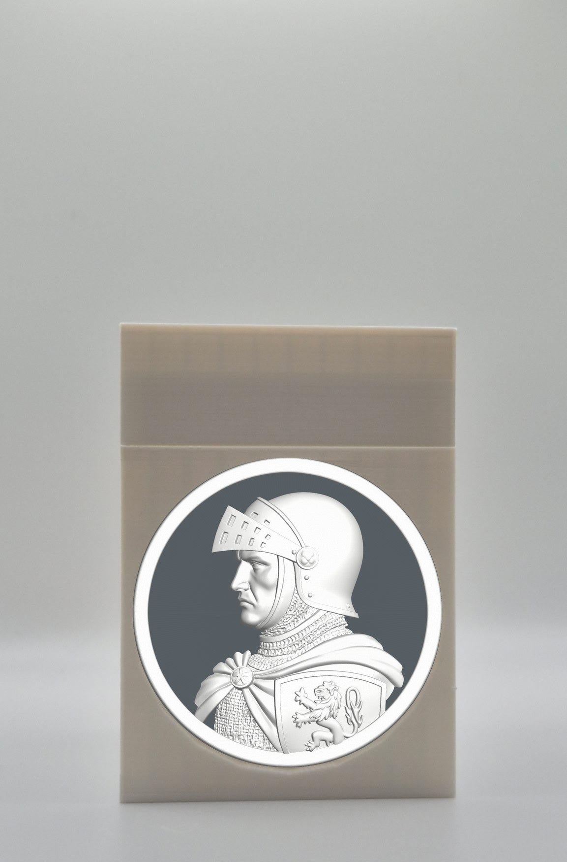 Knight Card Box — White