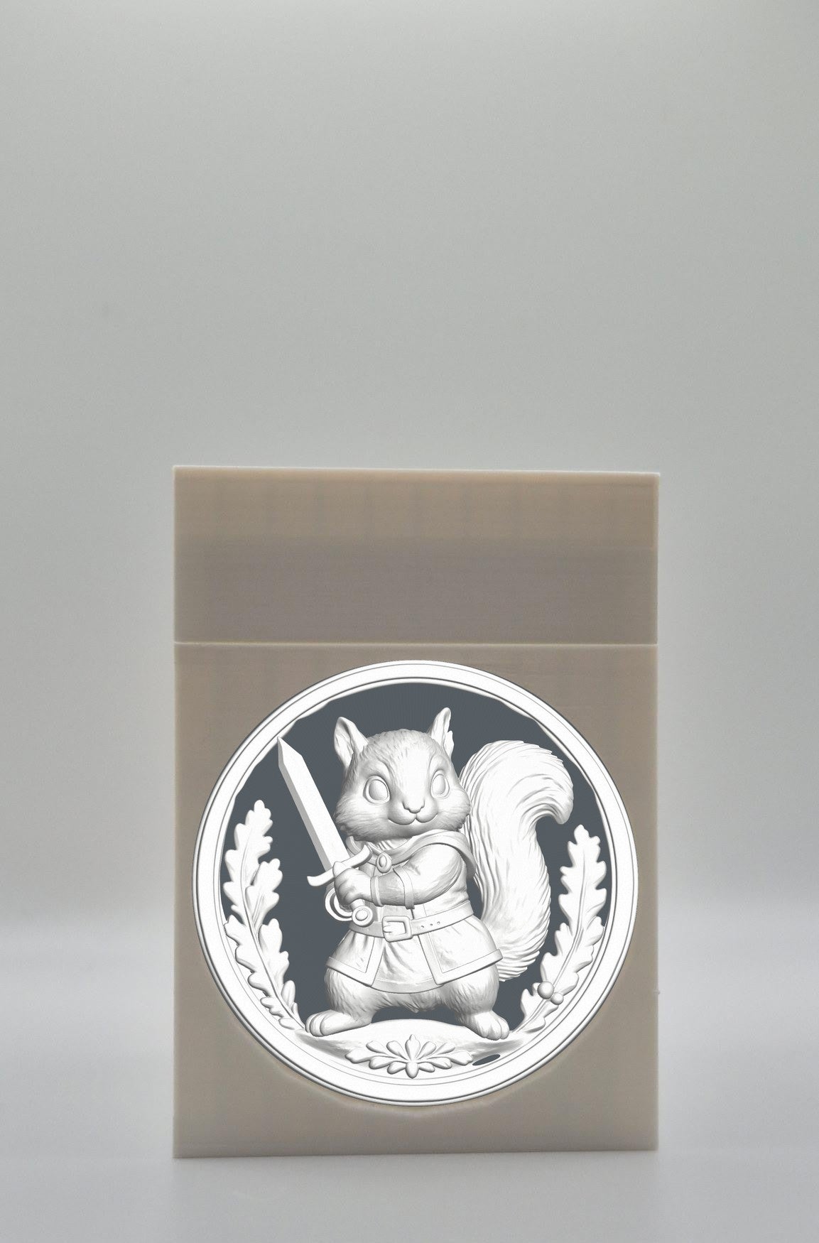 Squirrel Card Box — White