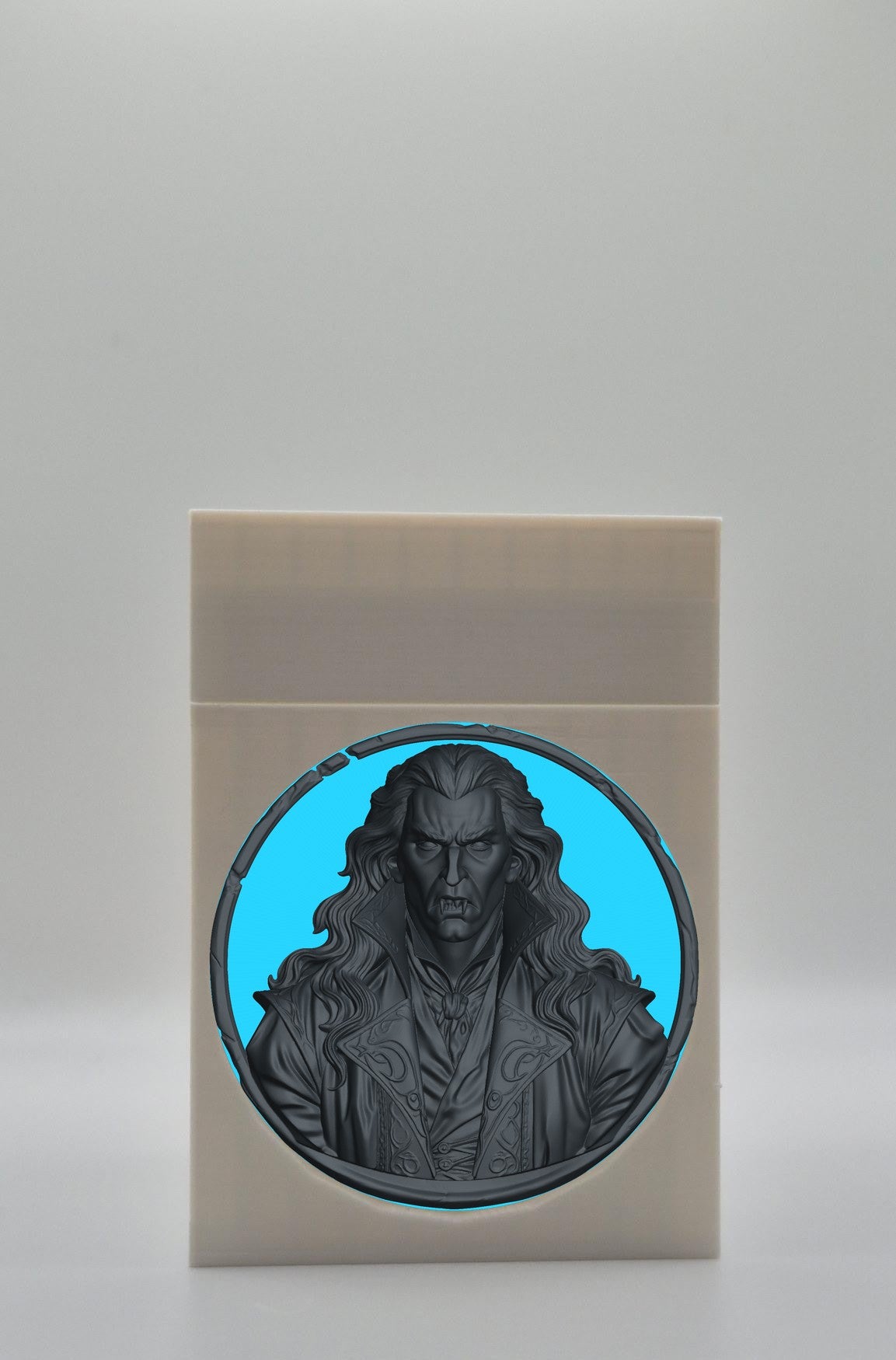Gothic Vampire Card Box — White