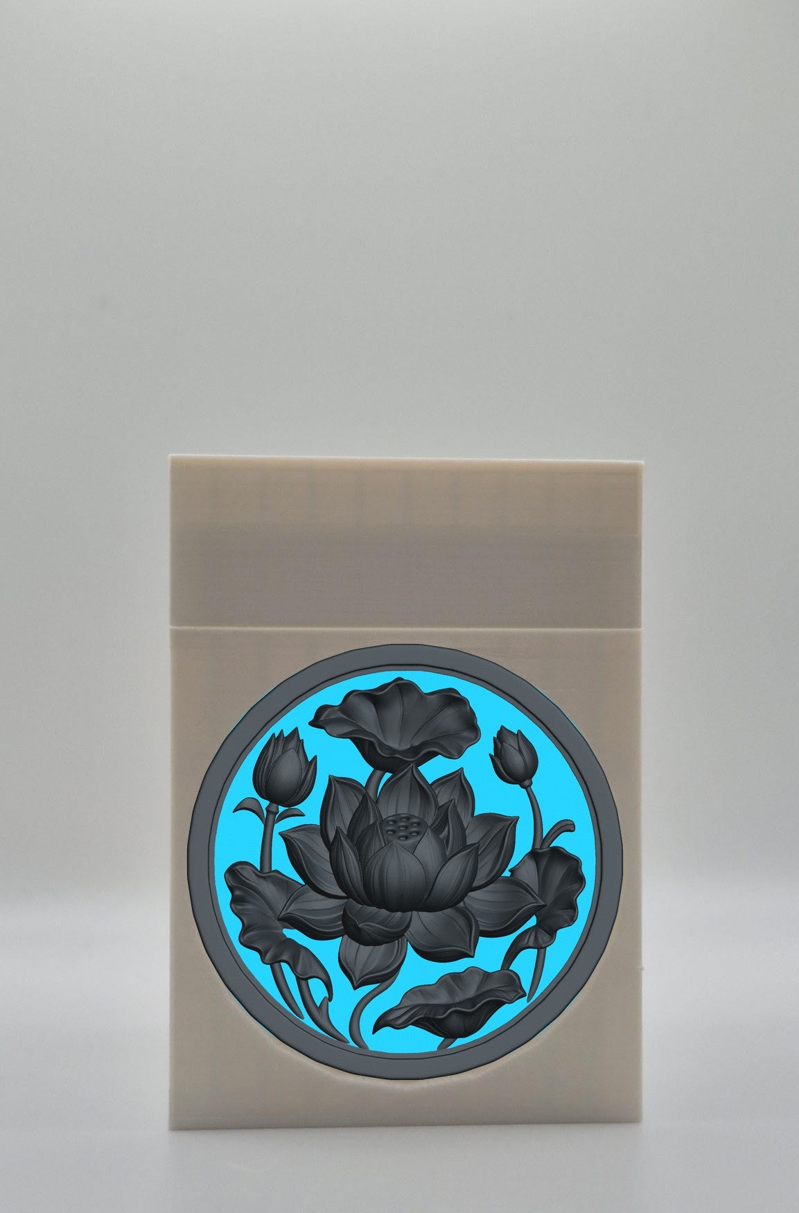 Lotus Card Box — White