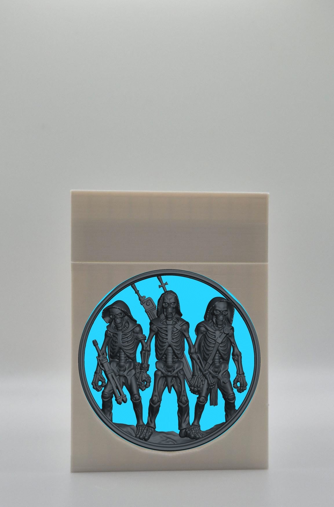 Skeleton Army Card Box — White