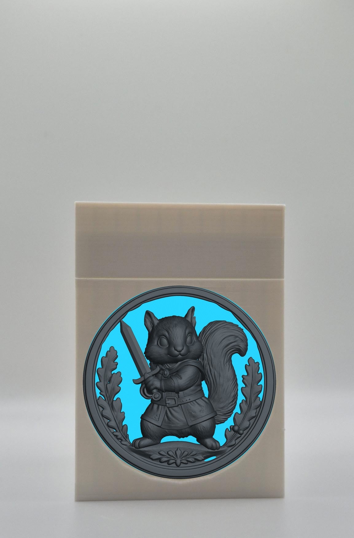 Squirrel Card Box — White