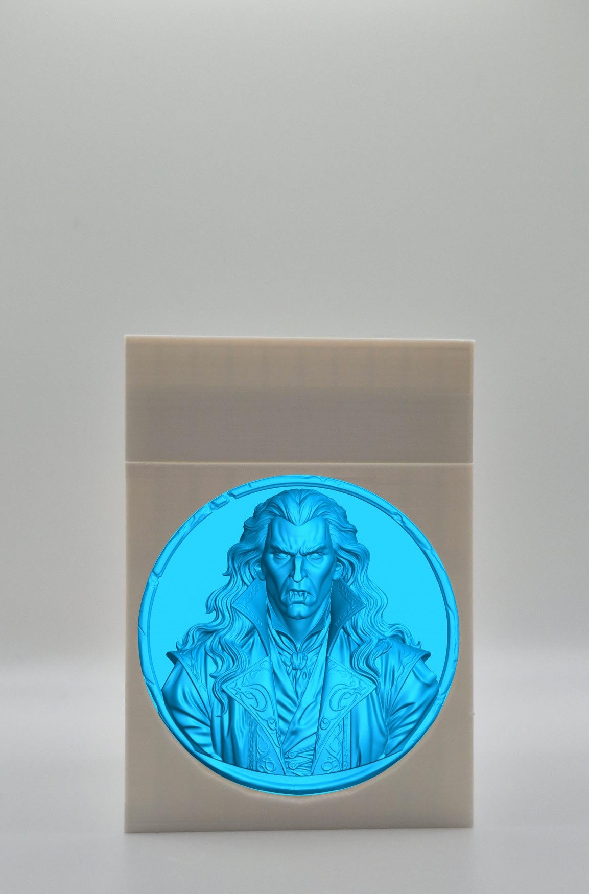 Gothic Vampire Card Box — White