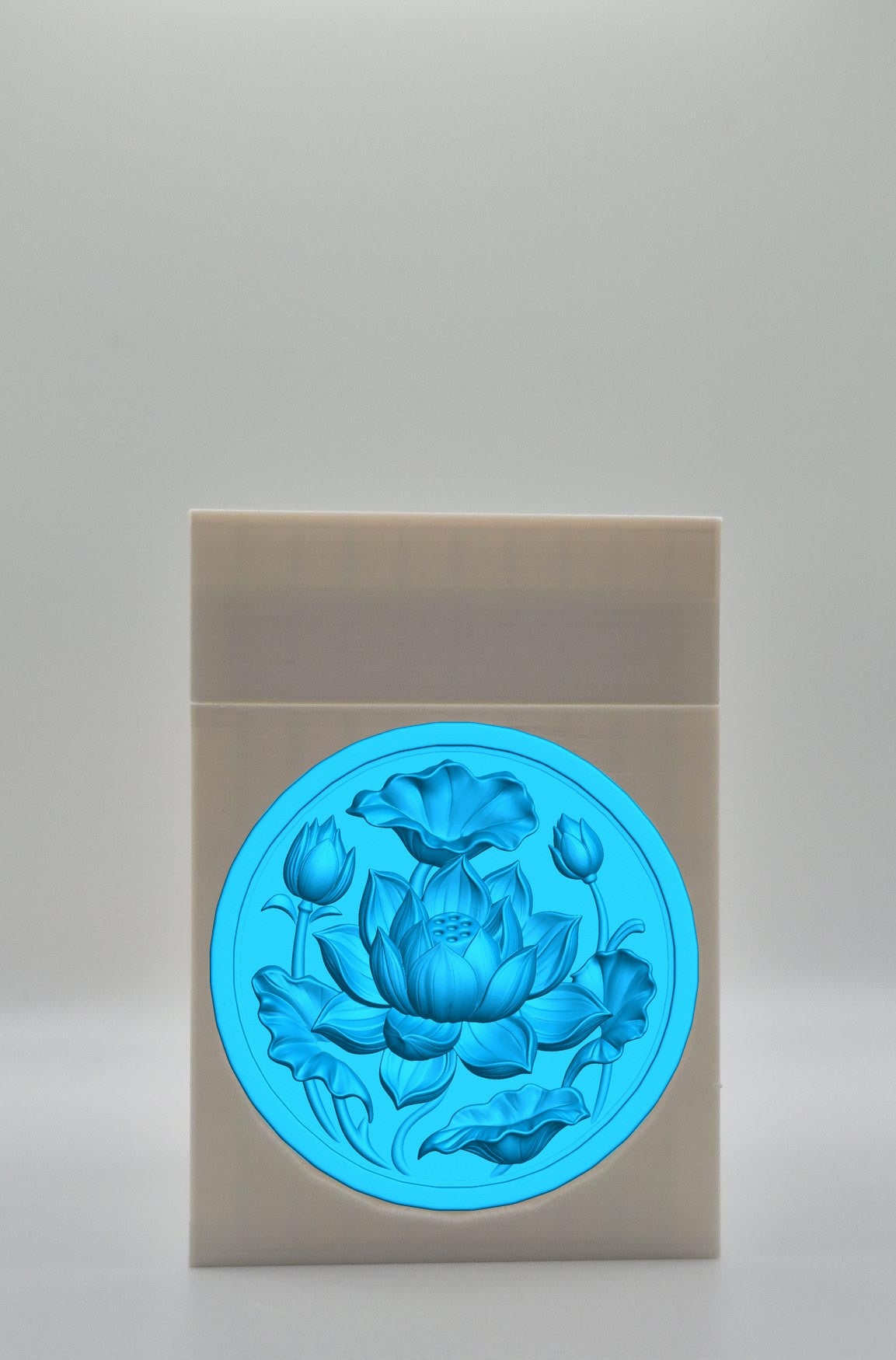 Lotus Card Box — White