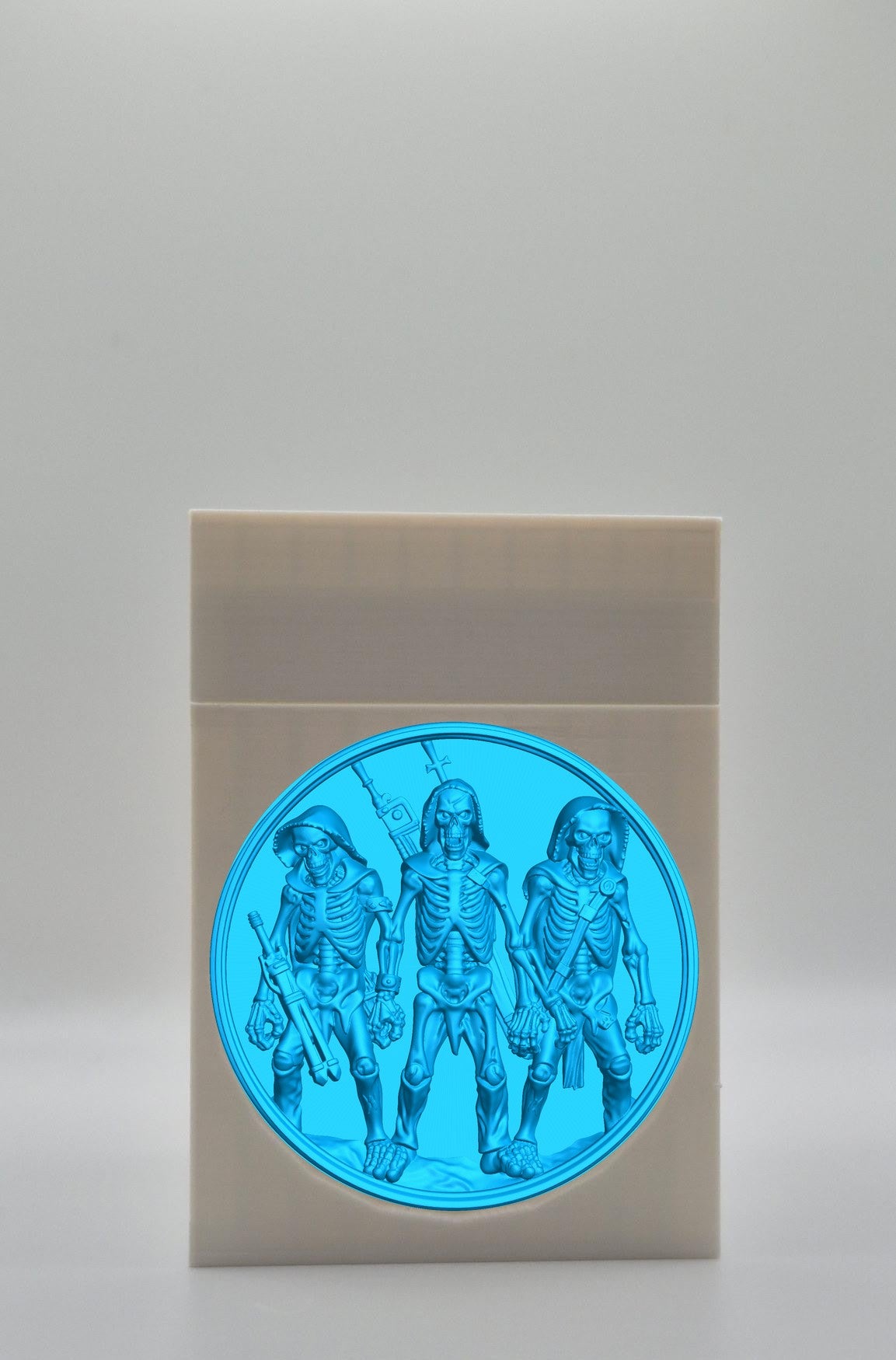 Skeleton Army Card Box — White