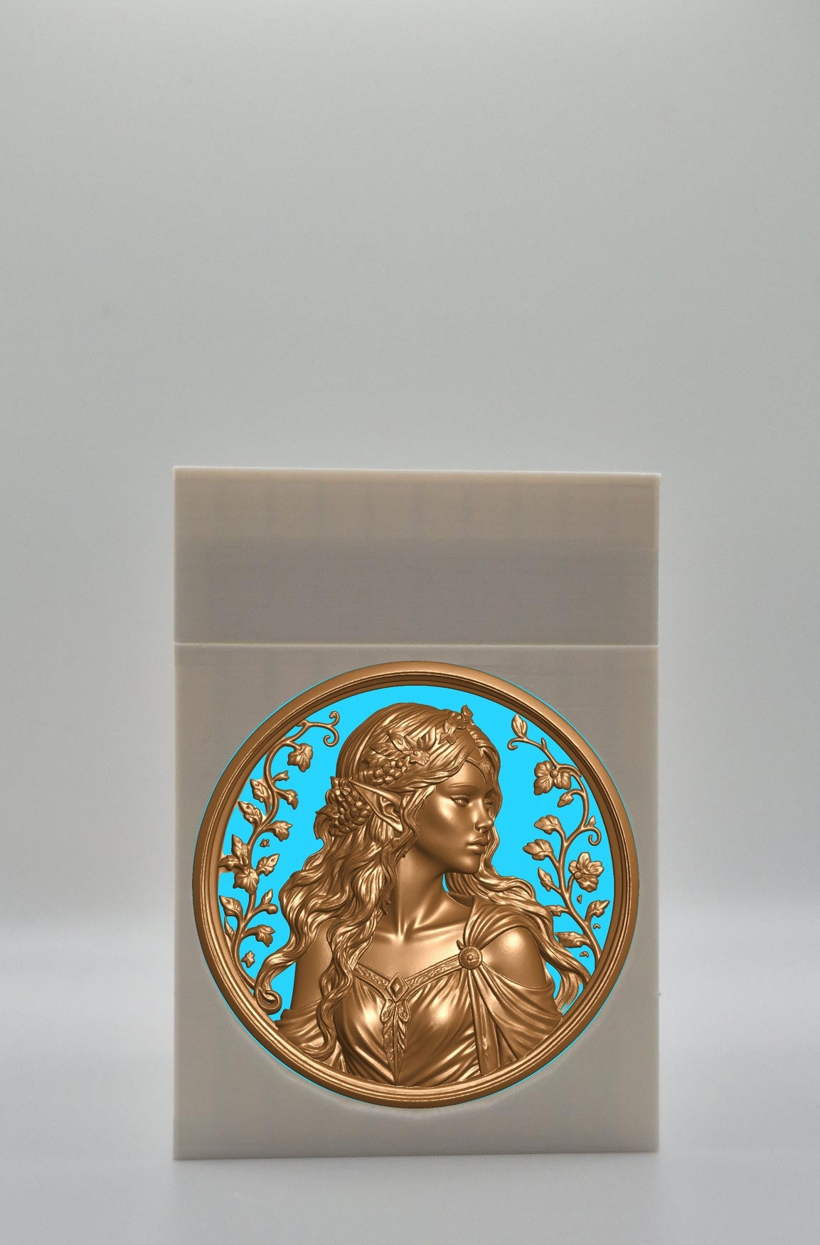 Elf Maiden Card Box — White