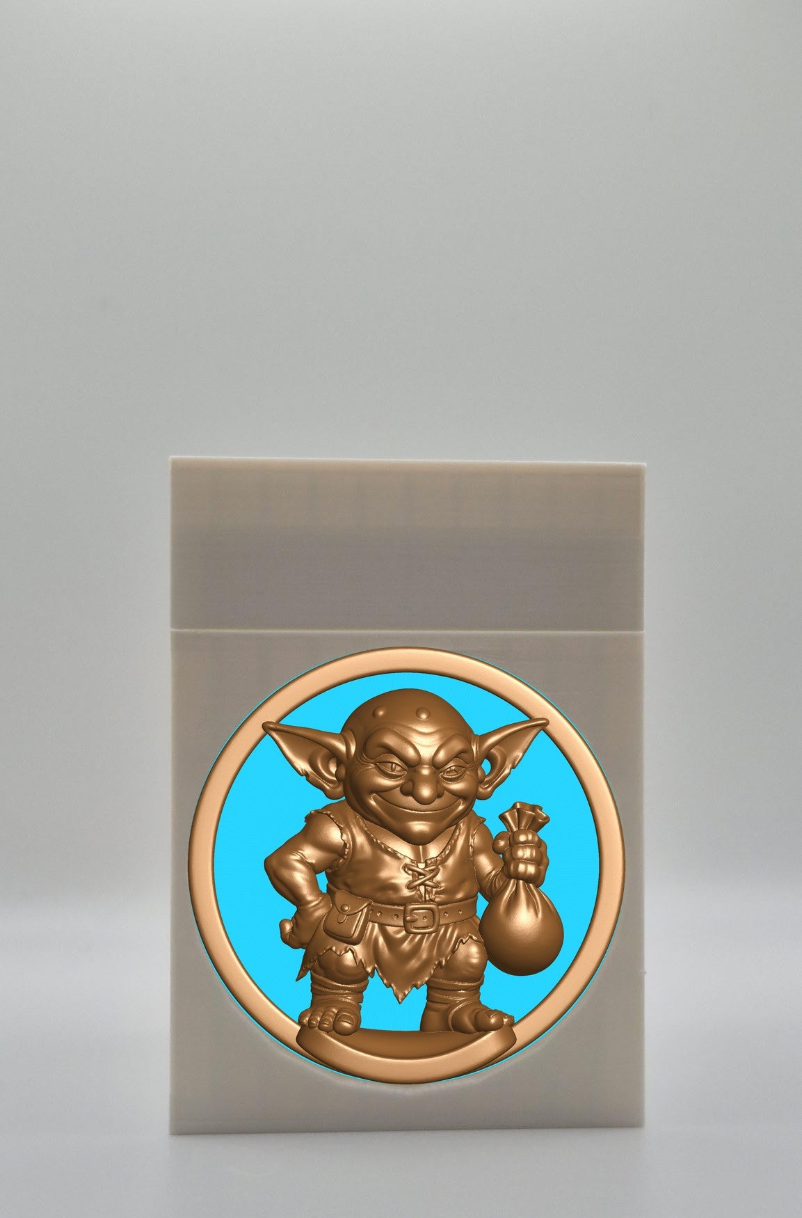Greedy Goblin Card Box — White