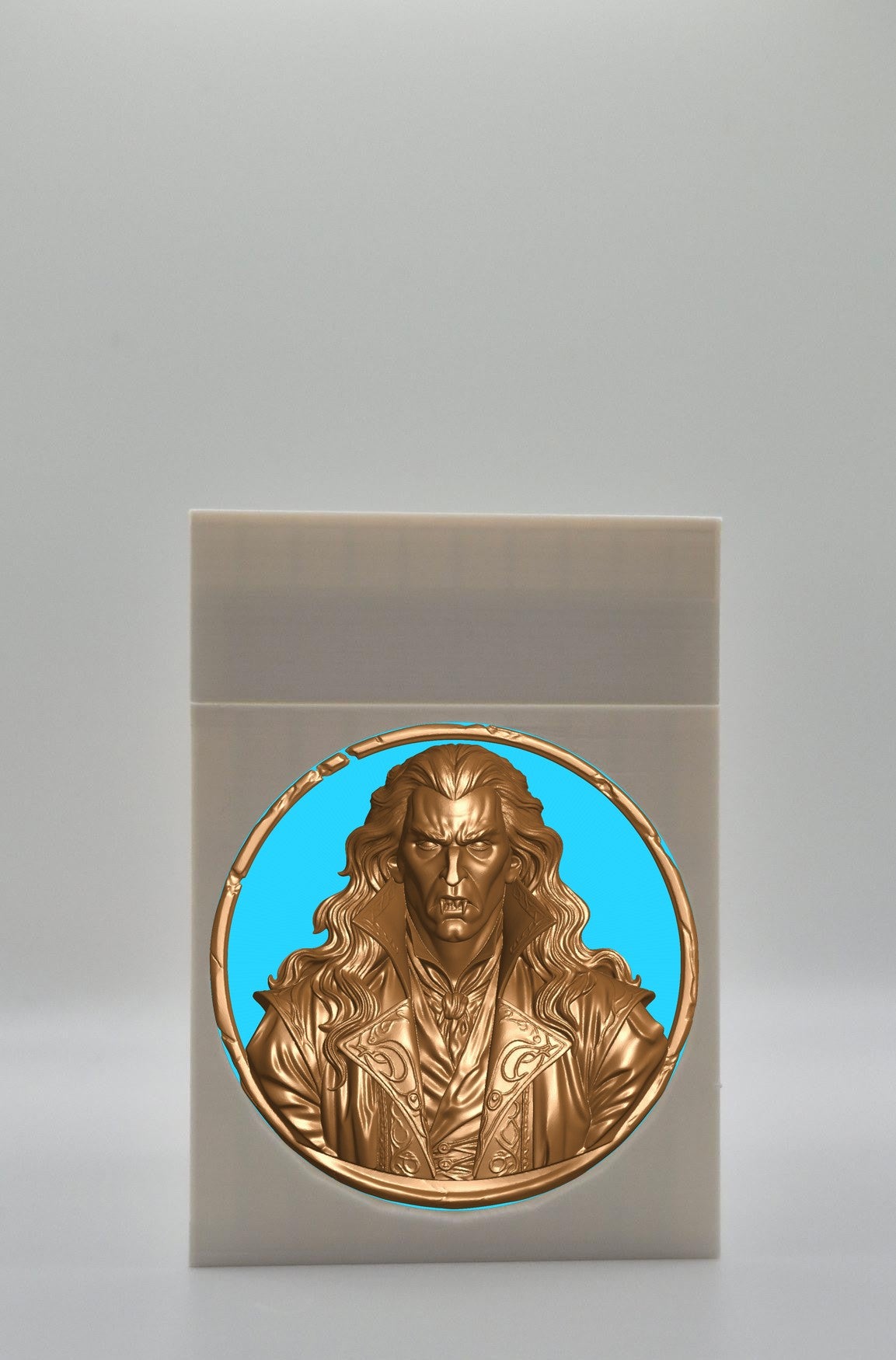 Gothic Vampire Card Box — White