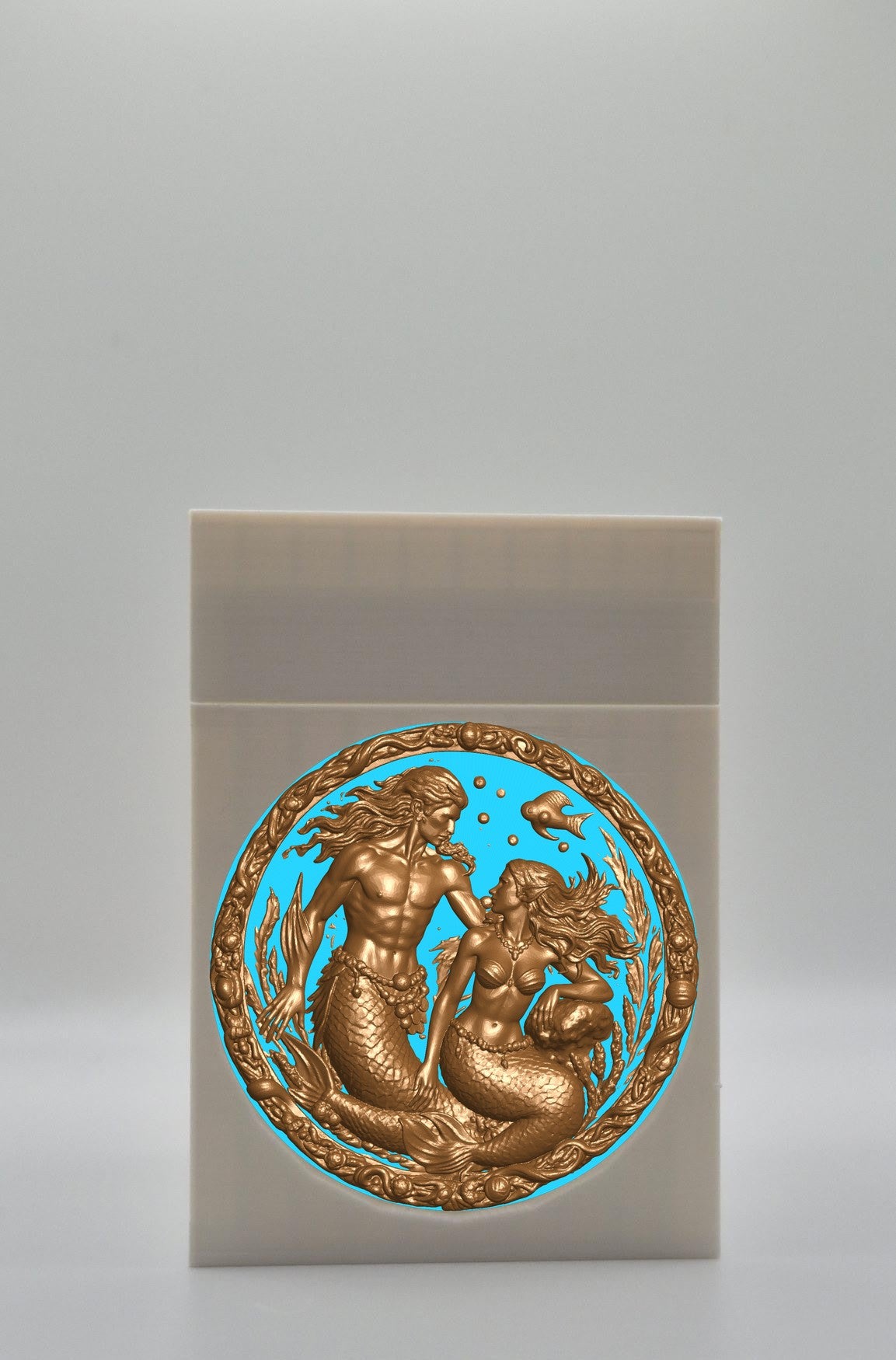Merfolk Card Box — White