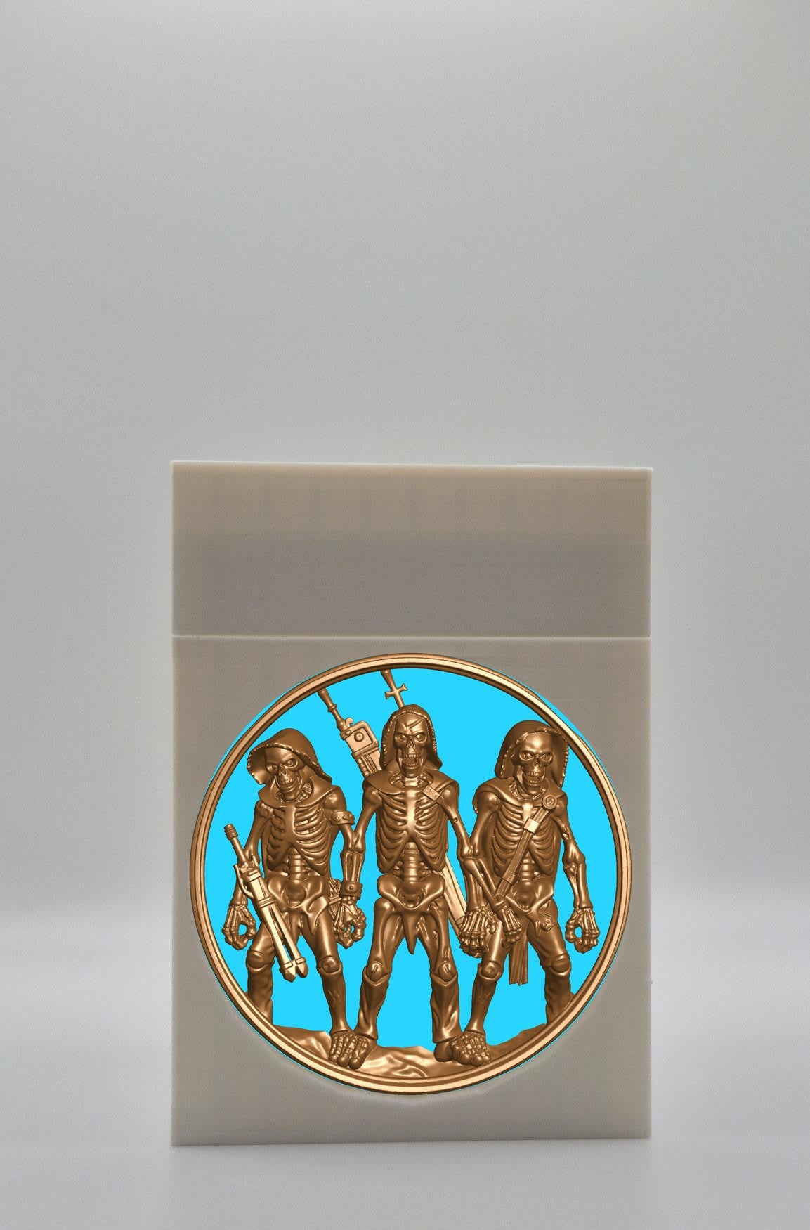Skeleton Army Card Box — White
