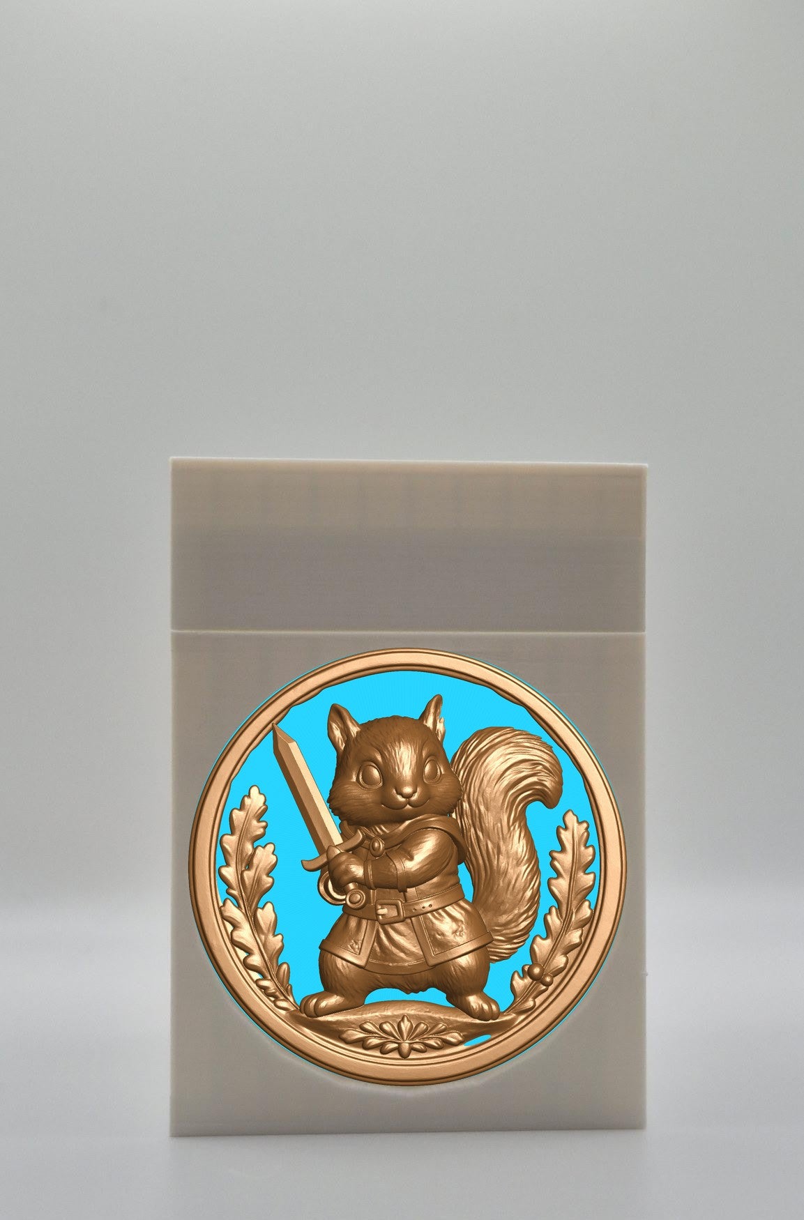 Squirrel Card Box — White