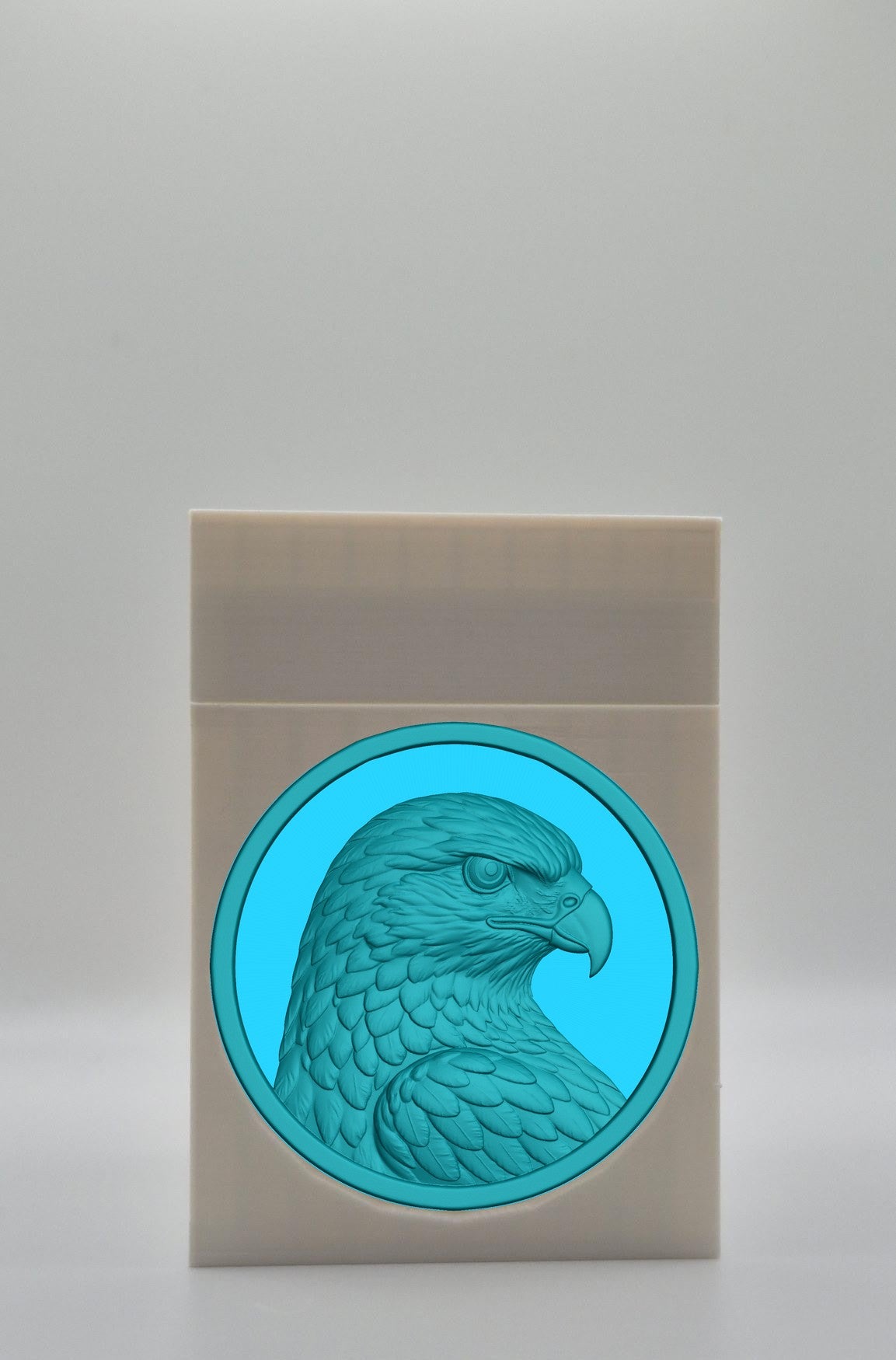 Eagle Card Box — White
