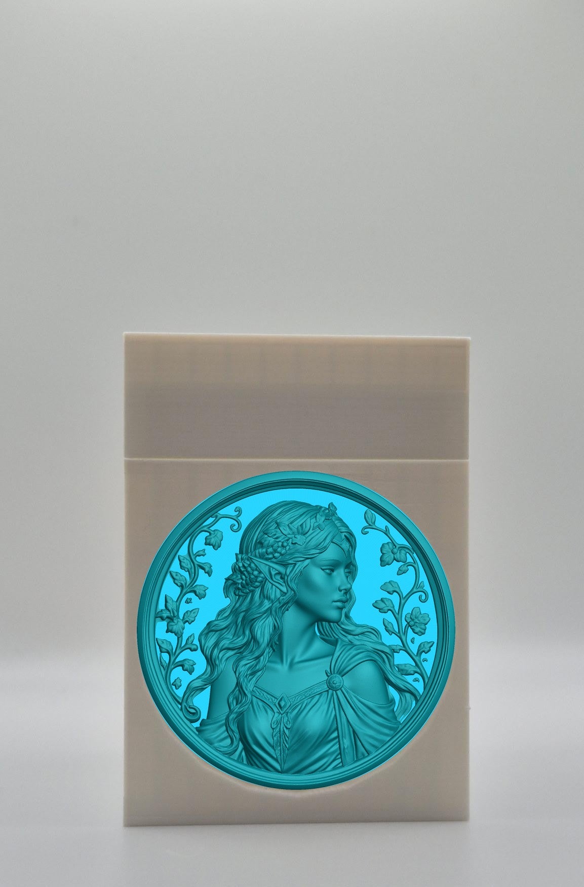 Elf Maiden Card Box — White