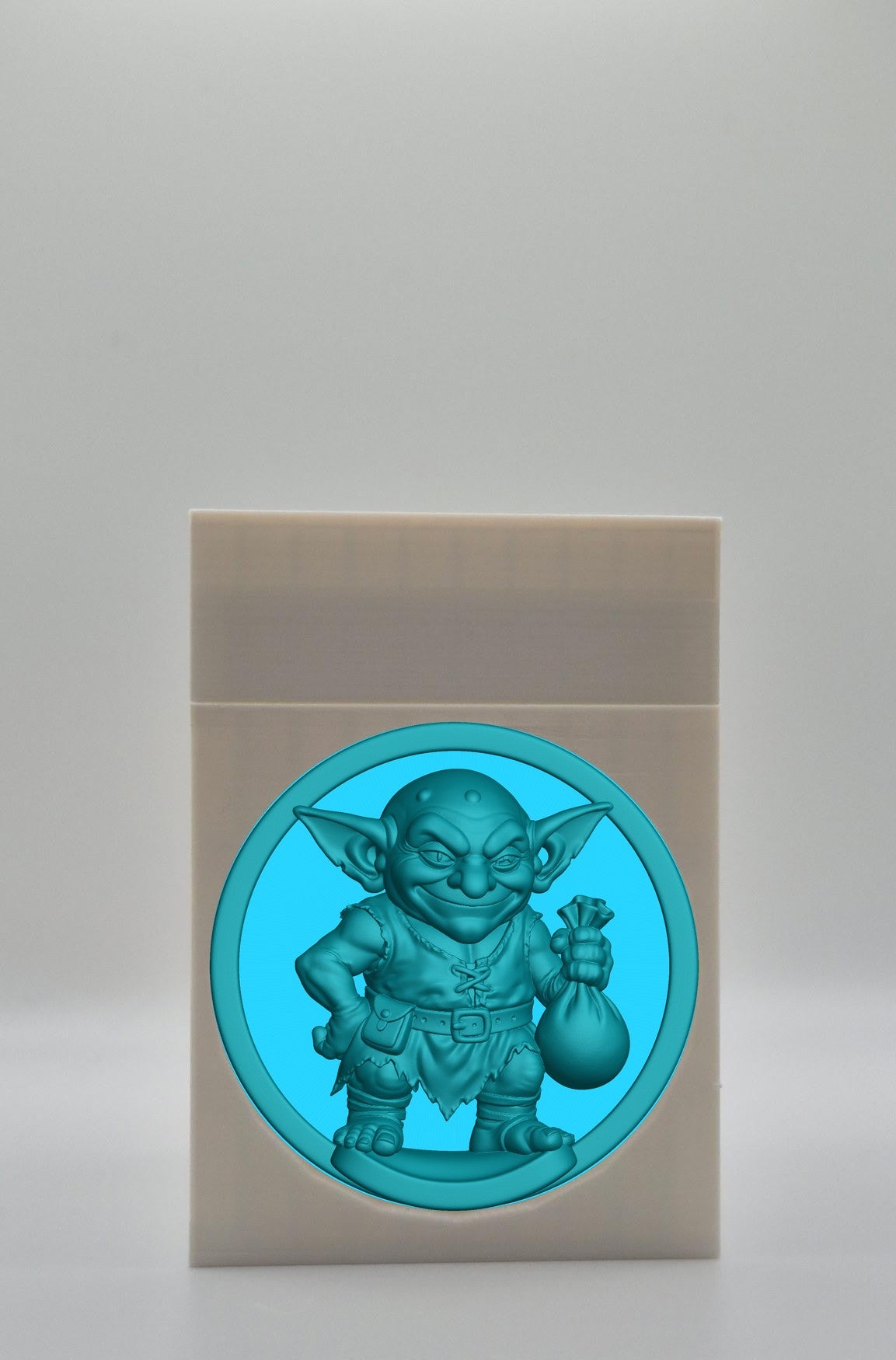 Greedy Goblin Card Box — White