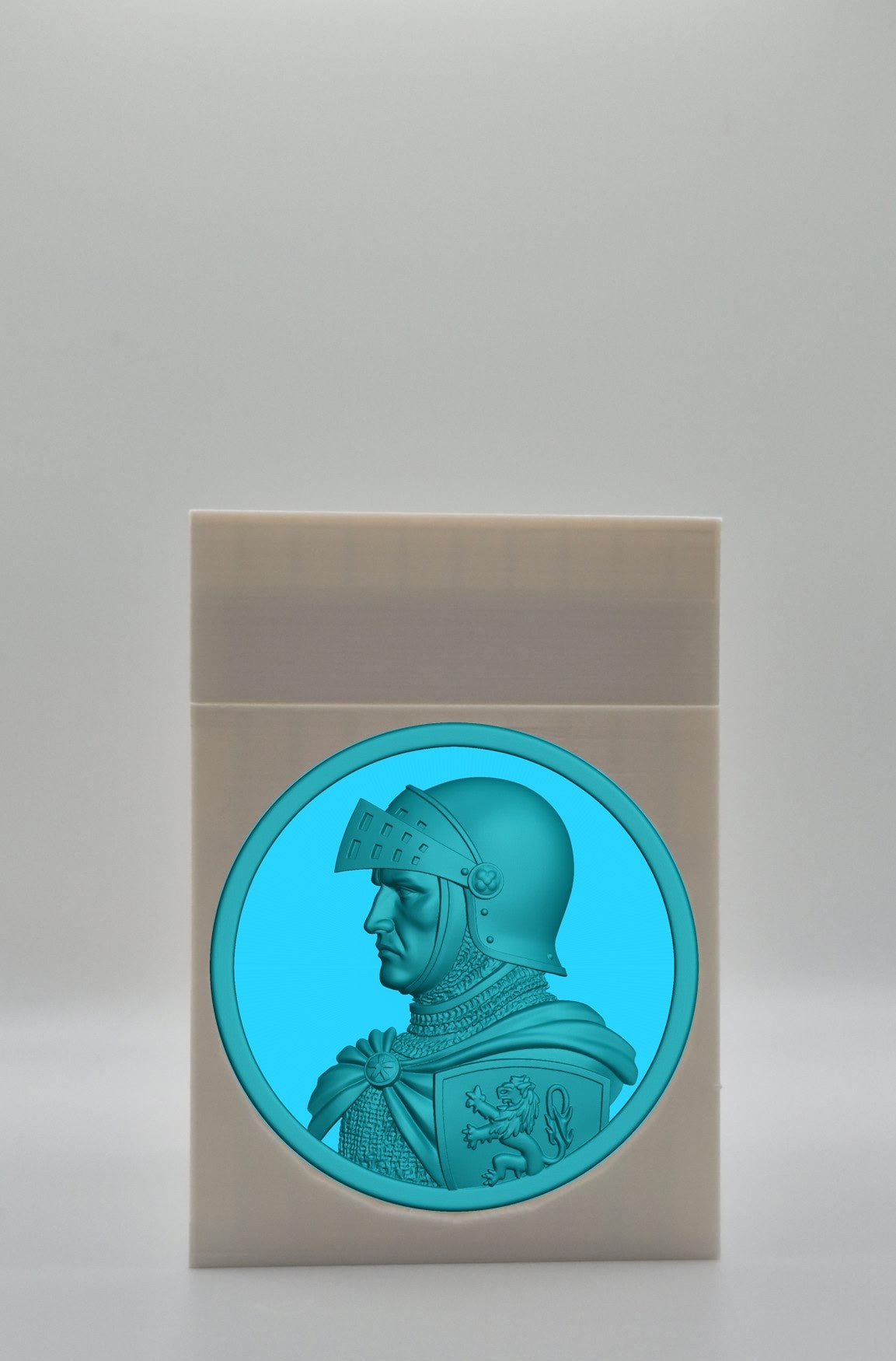 Knight Card Box — White