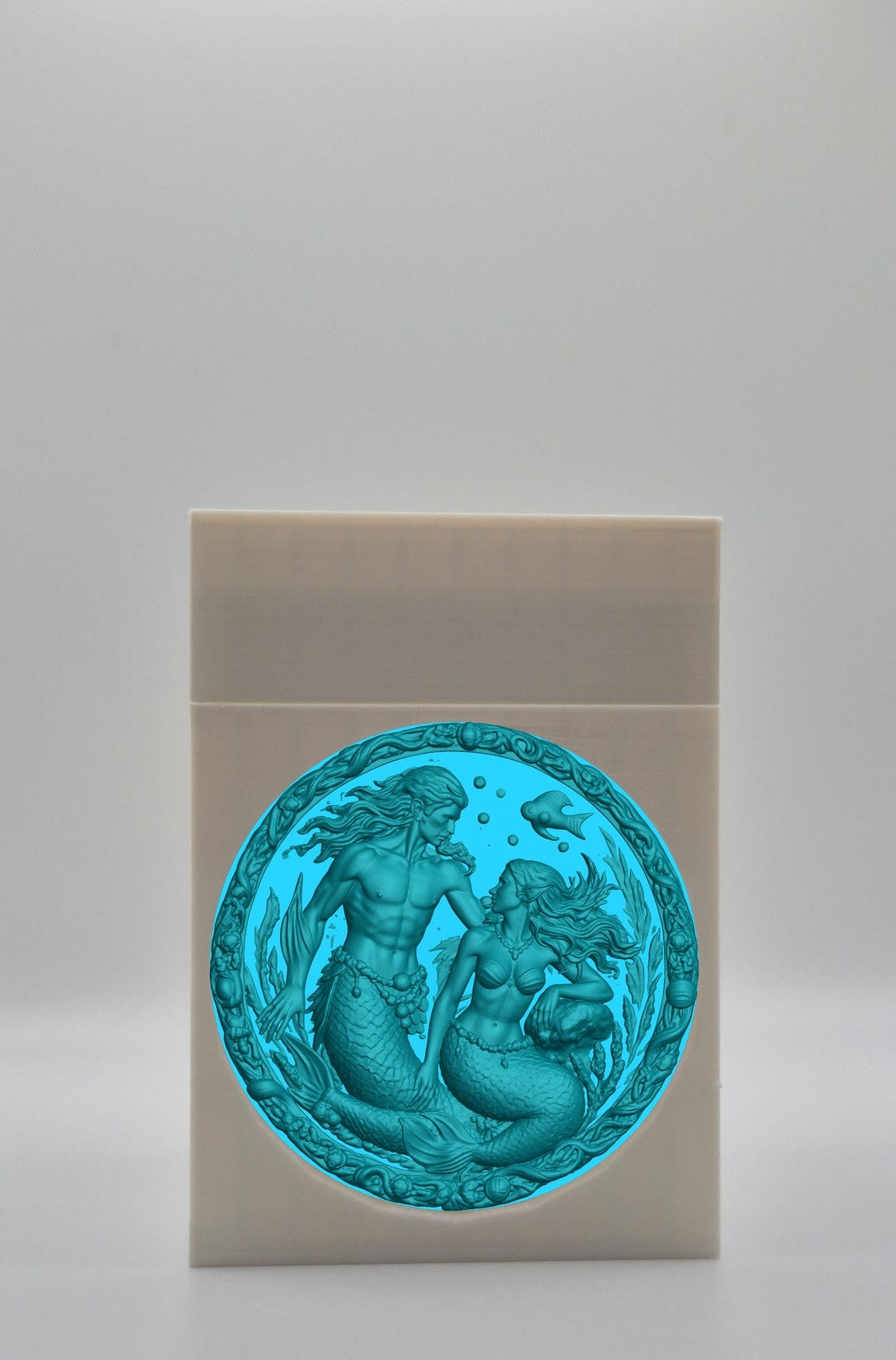Merfolk Card Box — White