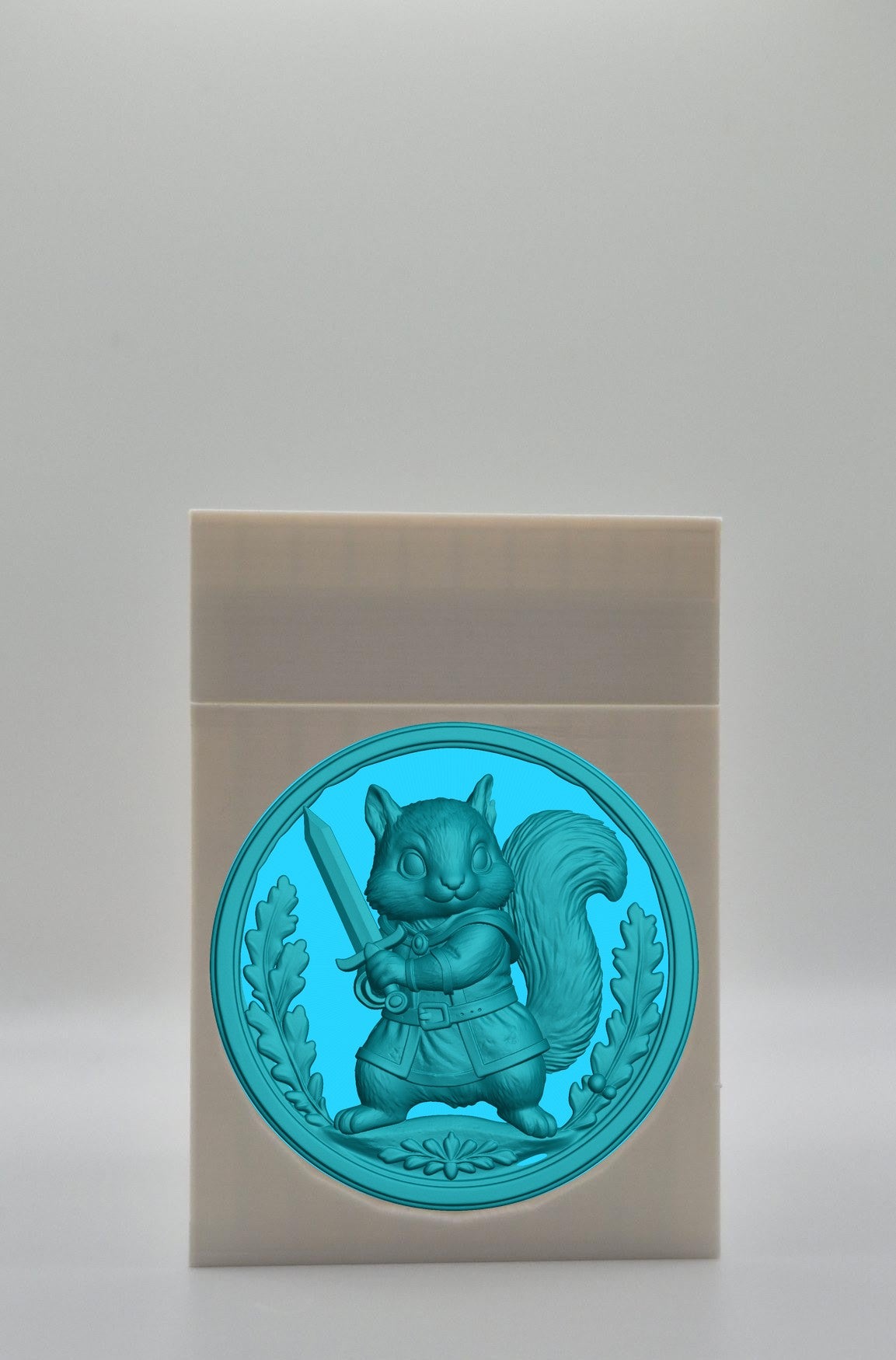 Squirrel Card Box — White