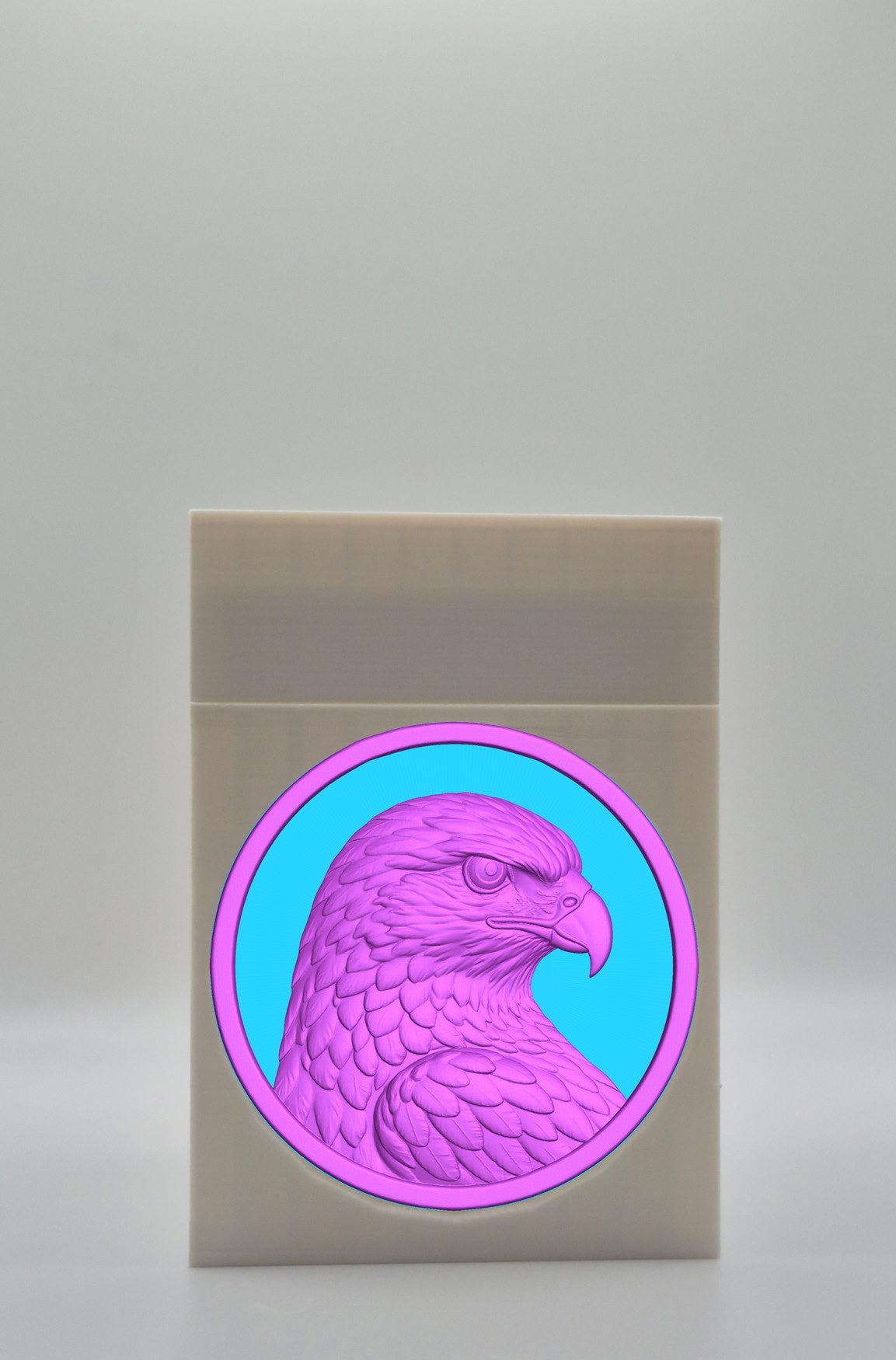 Eagle Card Box — White