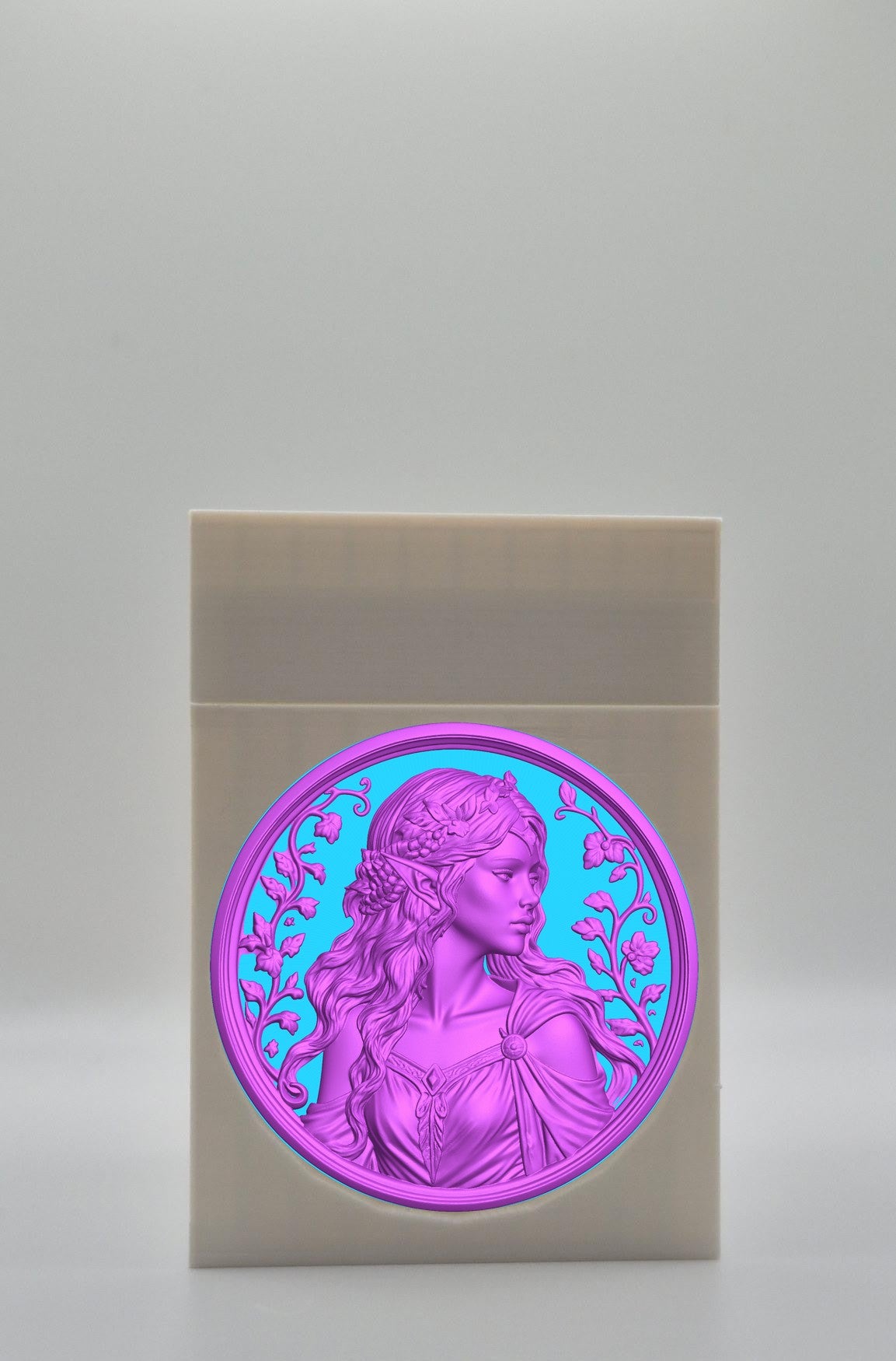 Elf Maiden Card Box — White