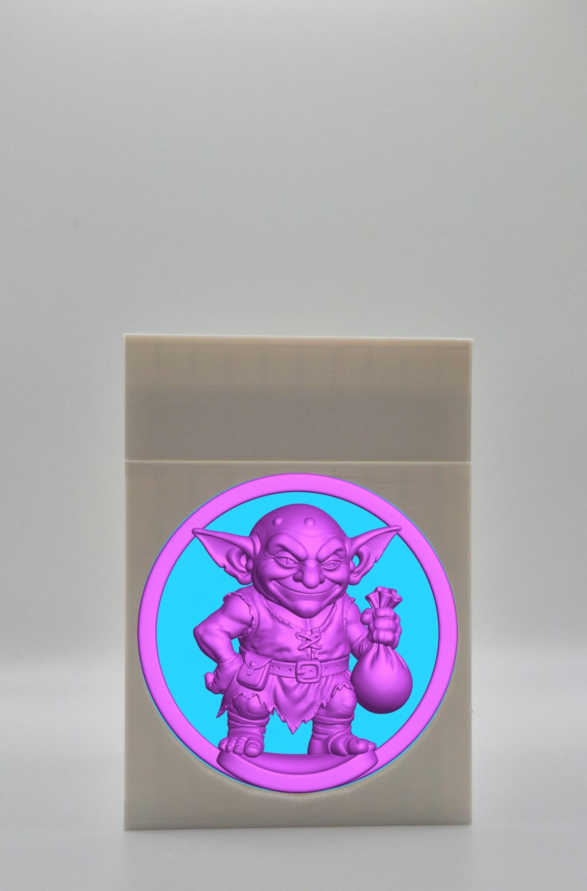 Greedy Goblin Card Box — White