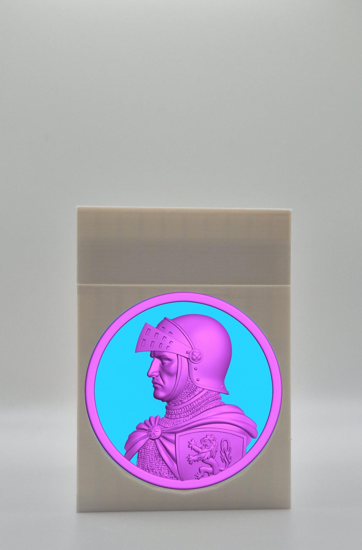 Knight Card Box — White