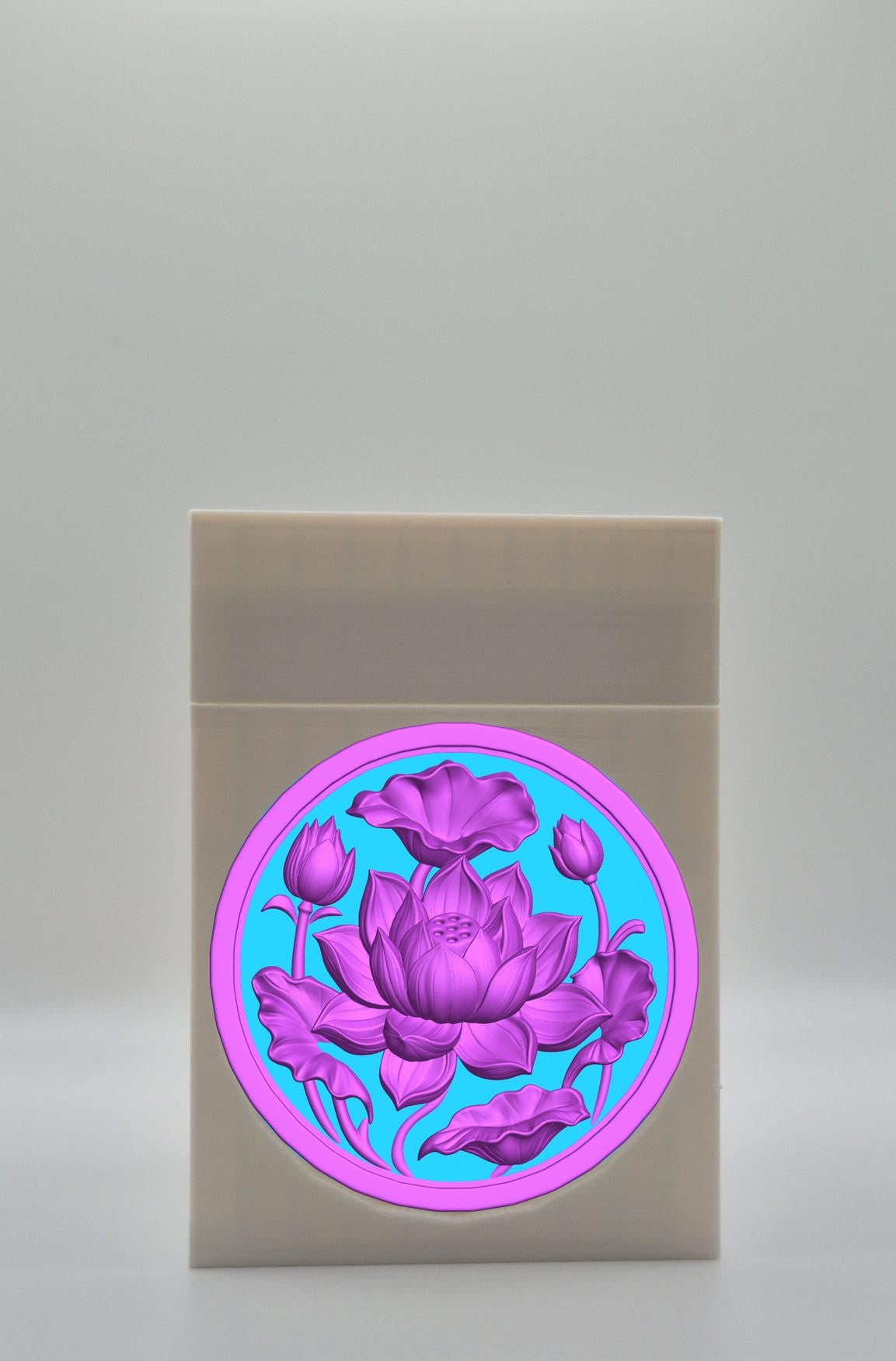 Lotus Card Box — White