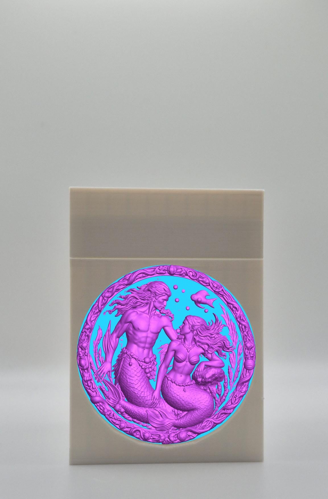 Merfolk Card Box — White