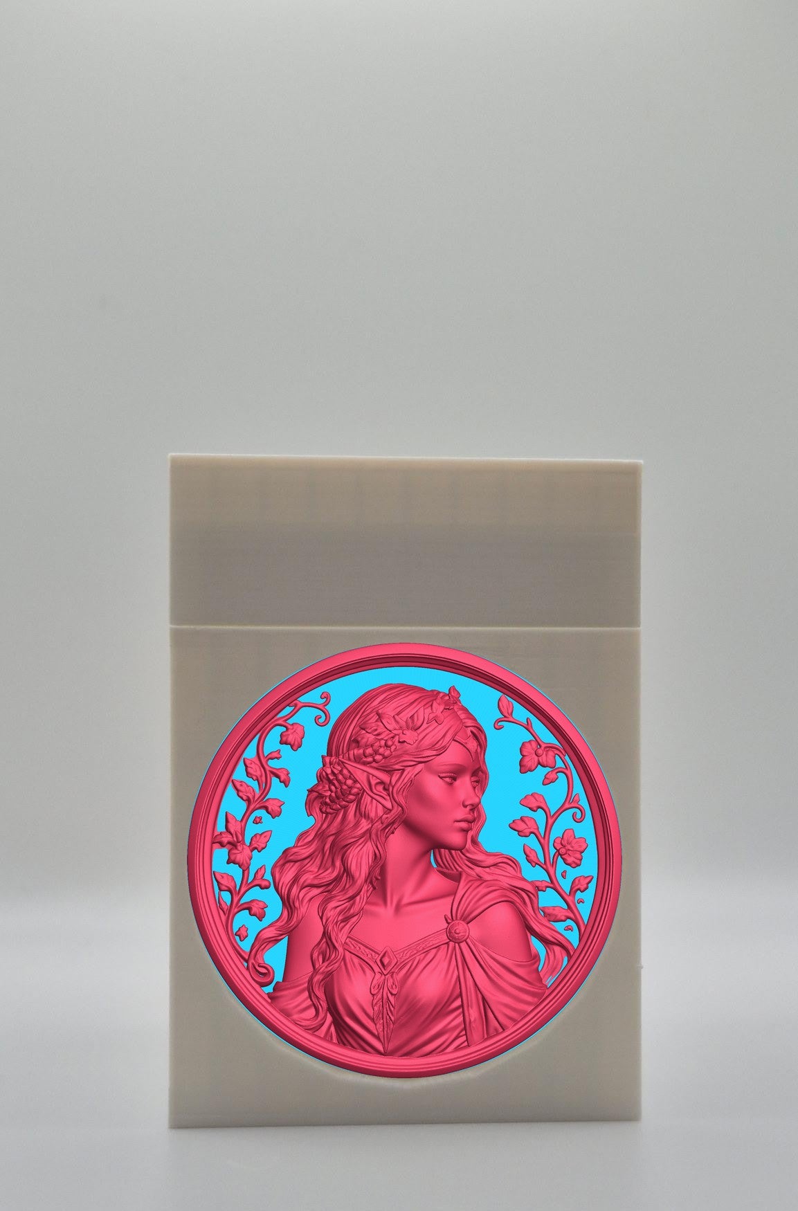 Elf Maiden Card Box — White