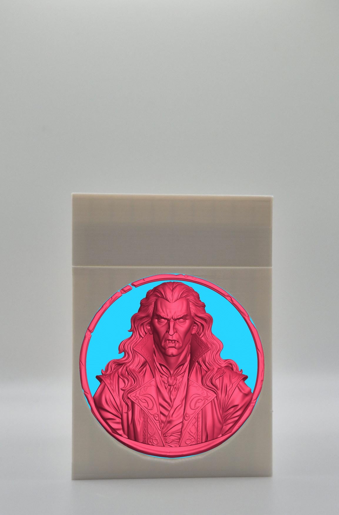 Gothic Vampire Card Box — White