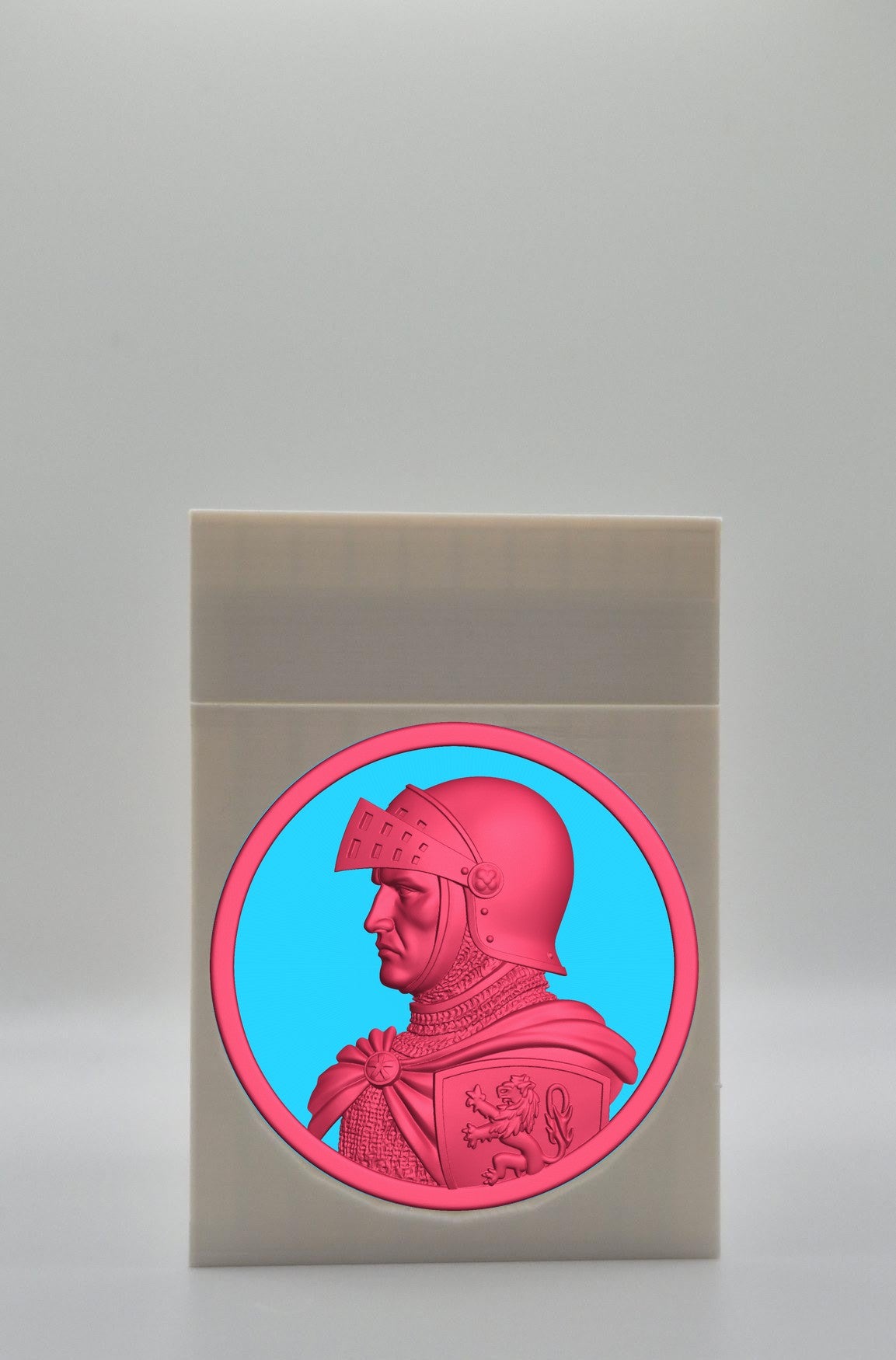 Knight Card Box — White