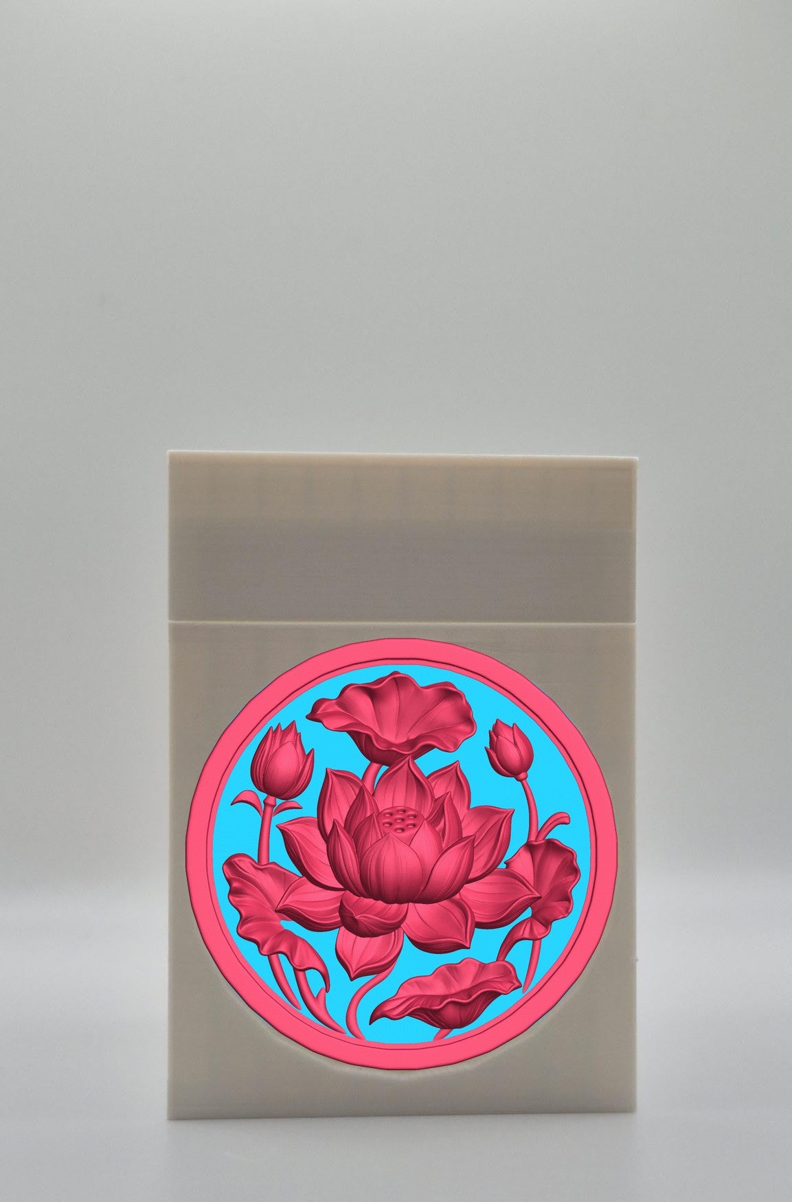 Lotus Card Box — White