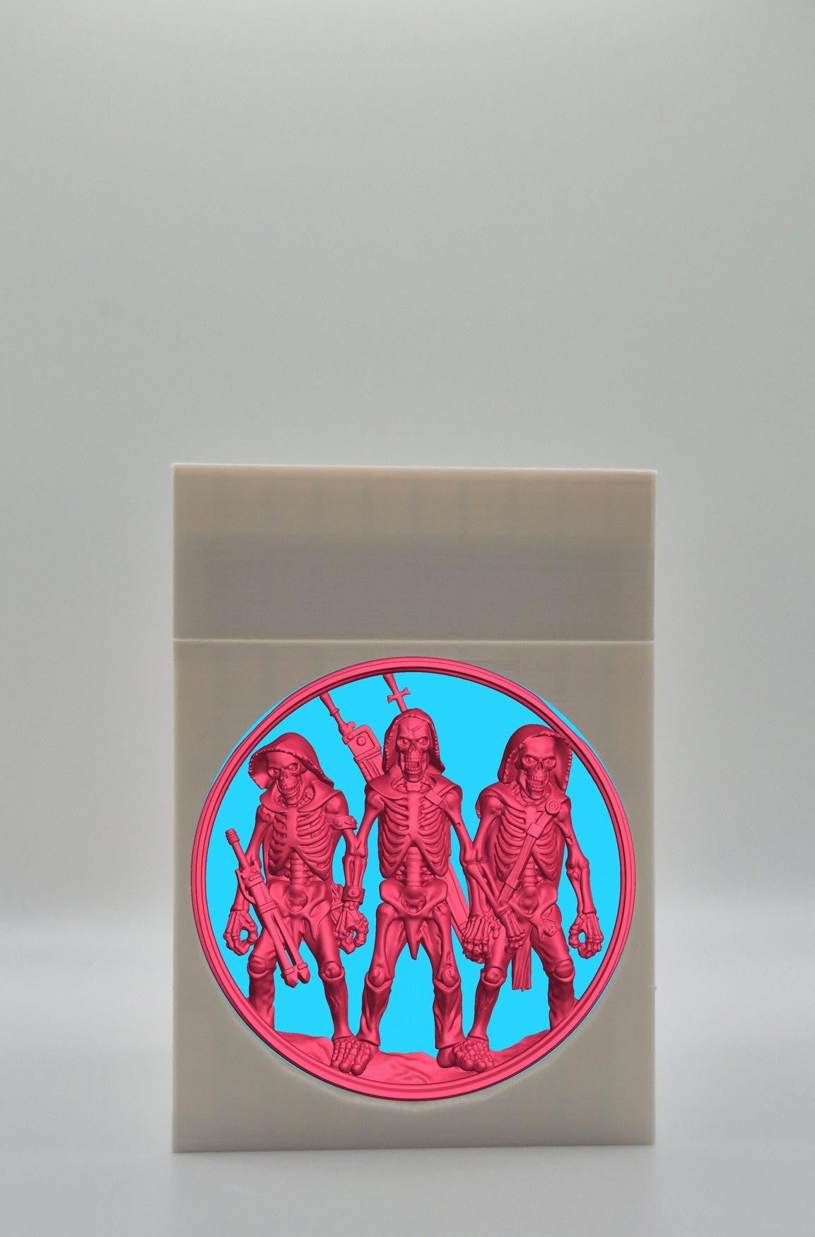 Skeleton Army Card Box — White