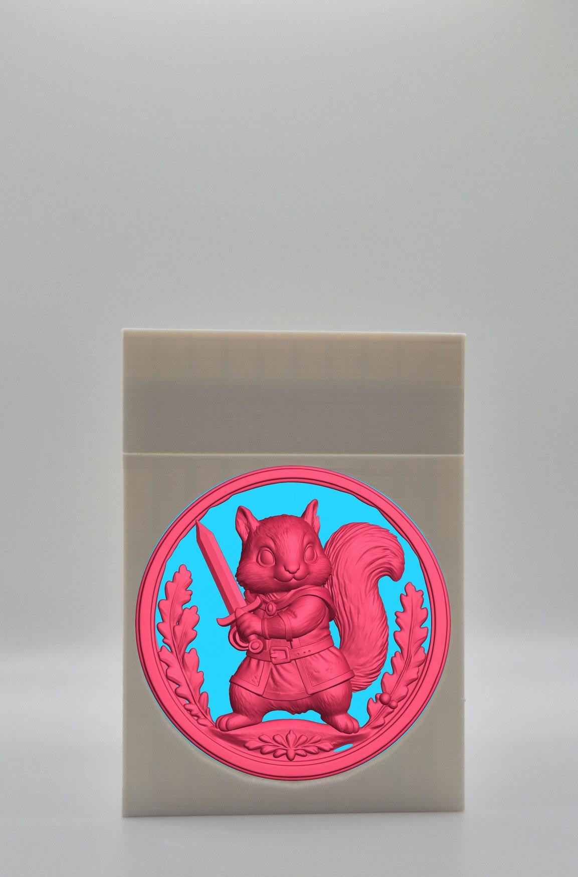 Squirrel Card Box — White