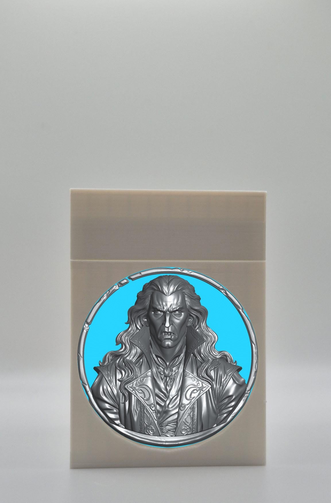 Gothic Vampire Card Box — White