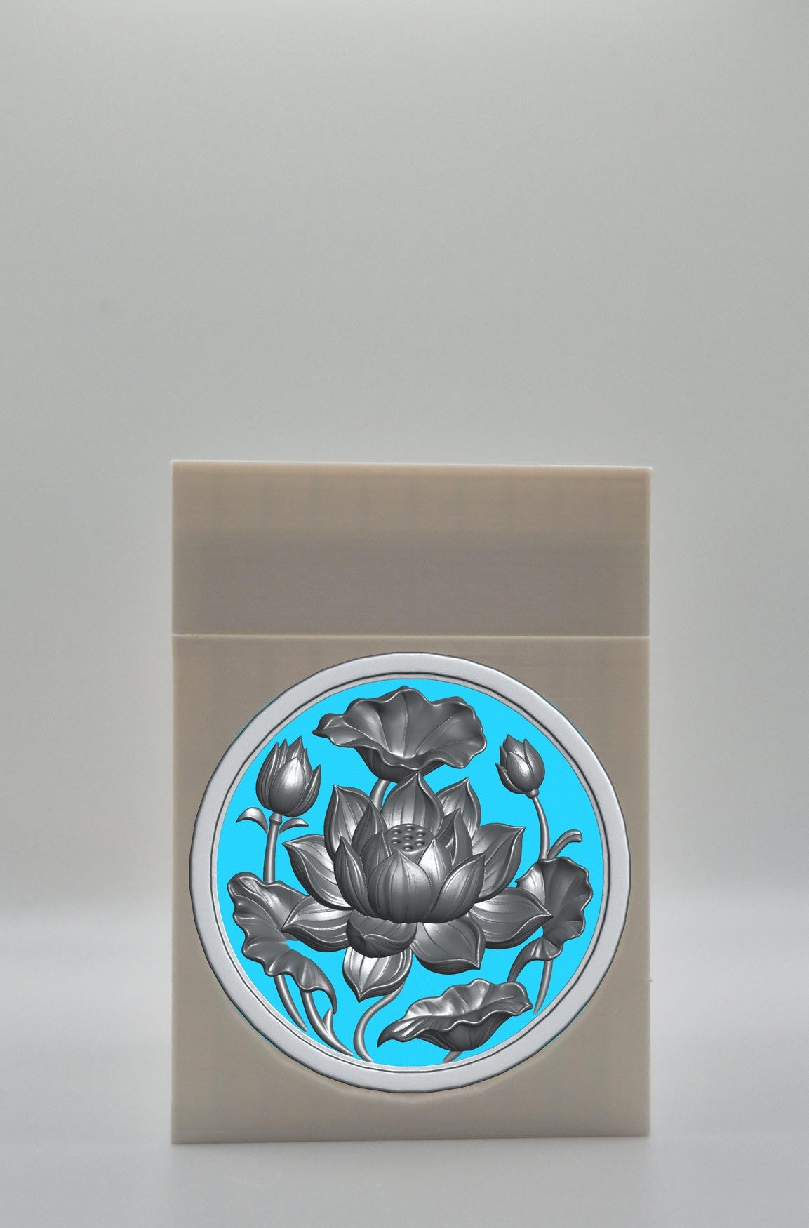 Lotus Card Box — White