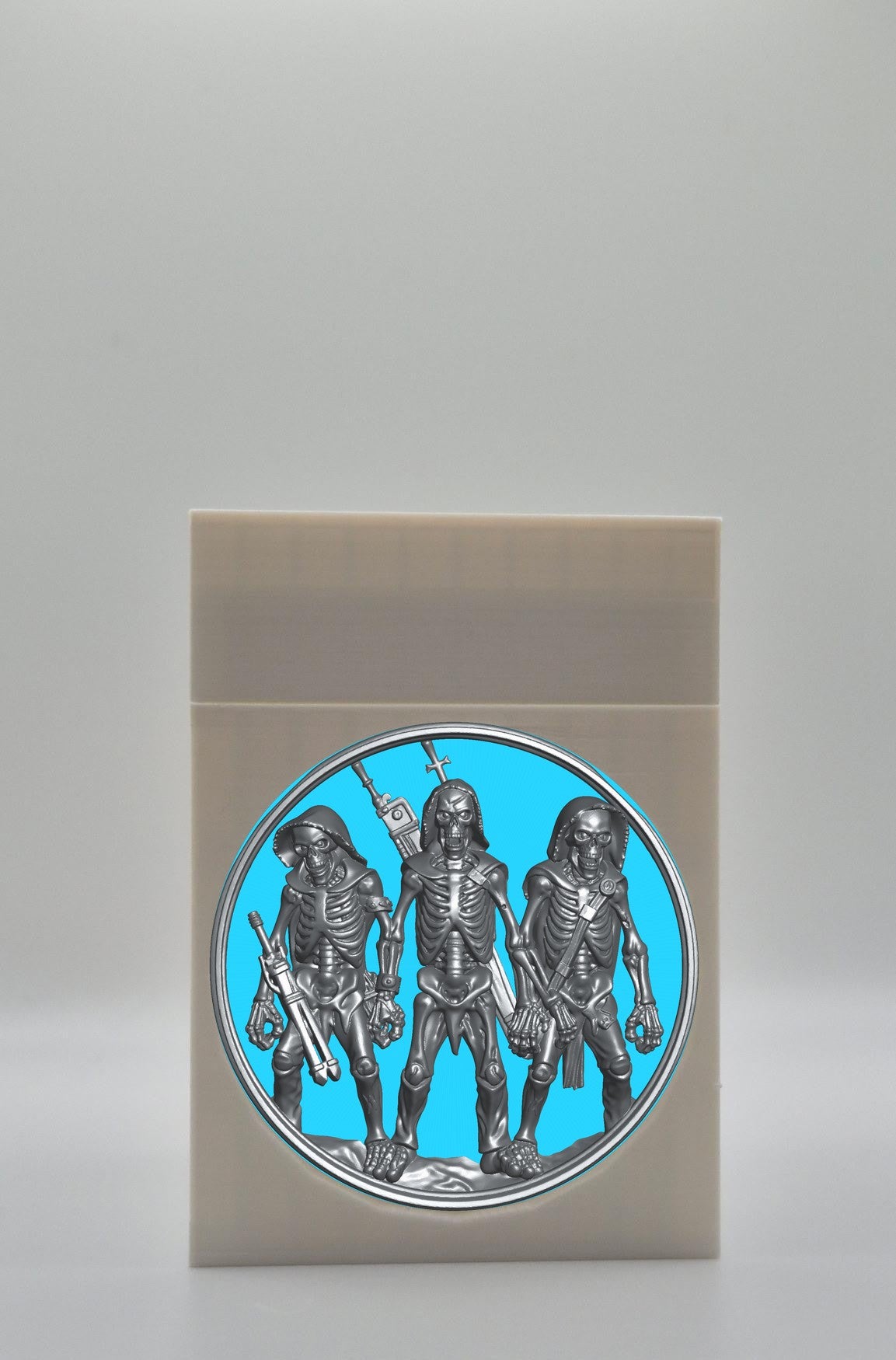 Skeleton Army Card Box — White