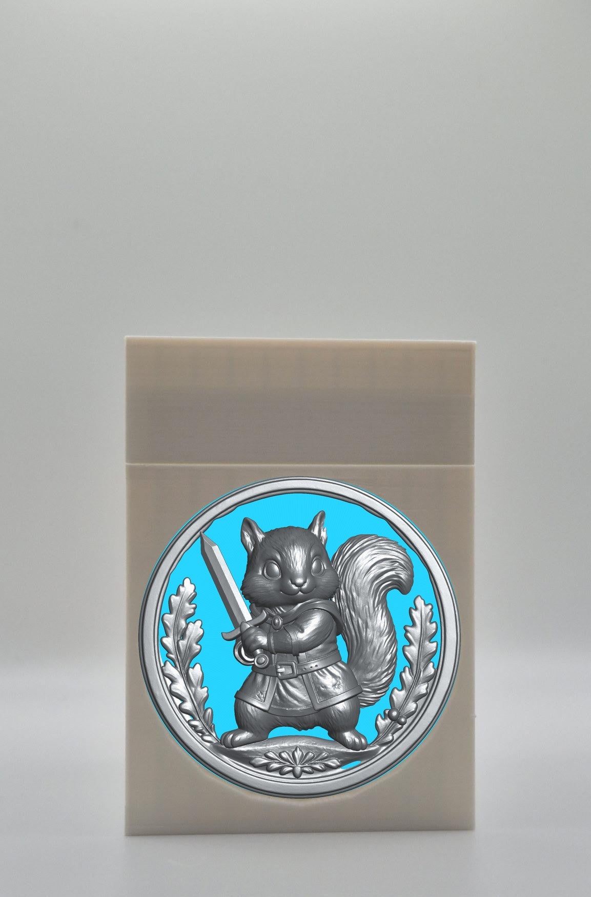 Squirrel Card Box — White